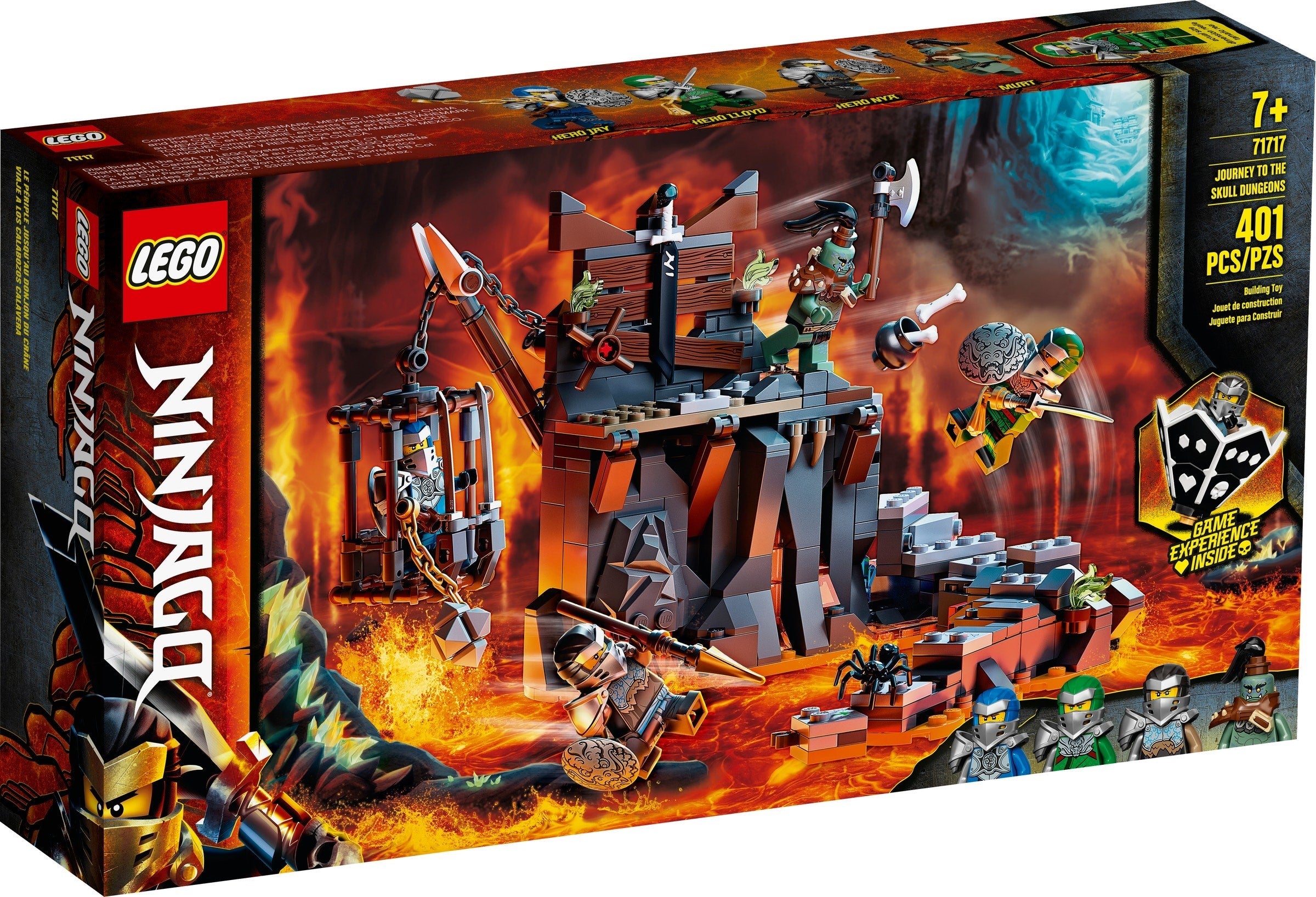 LEGO Ninjago Reise zu den Totenkopfverliese 71717