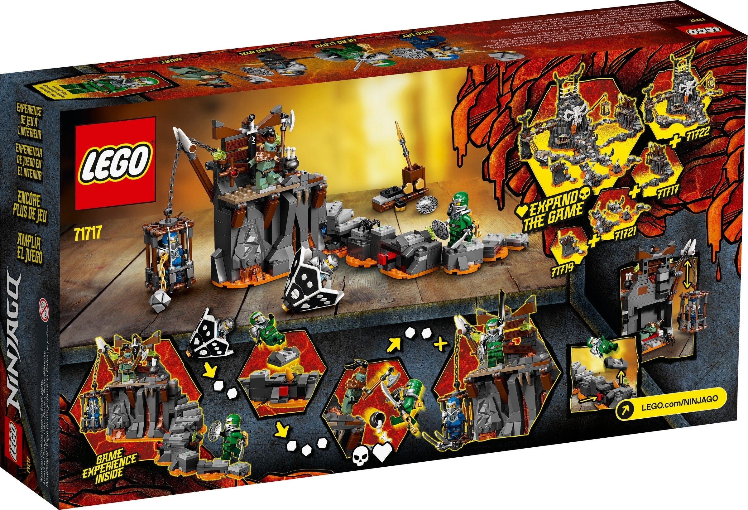 LEGO Ninjago Reise zu den Totenkopfverliese 71717