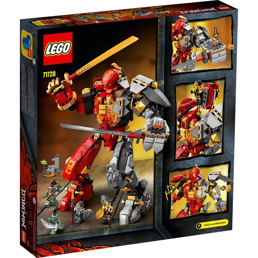 <transcy>LEGO Ninjago Méca de pierre de feu 71720</transcy>