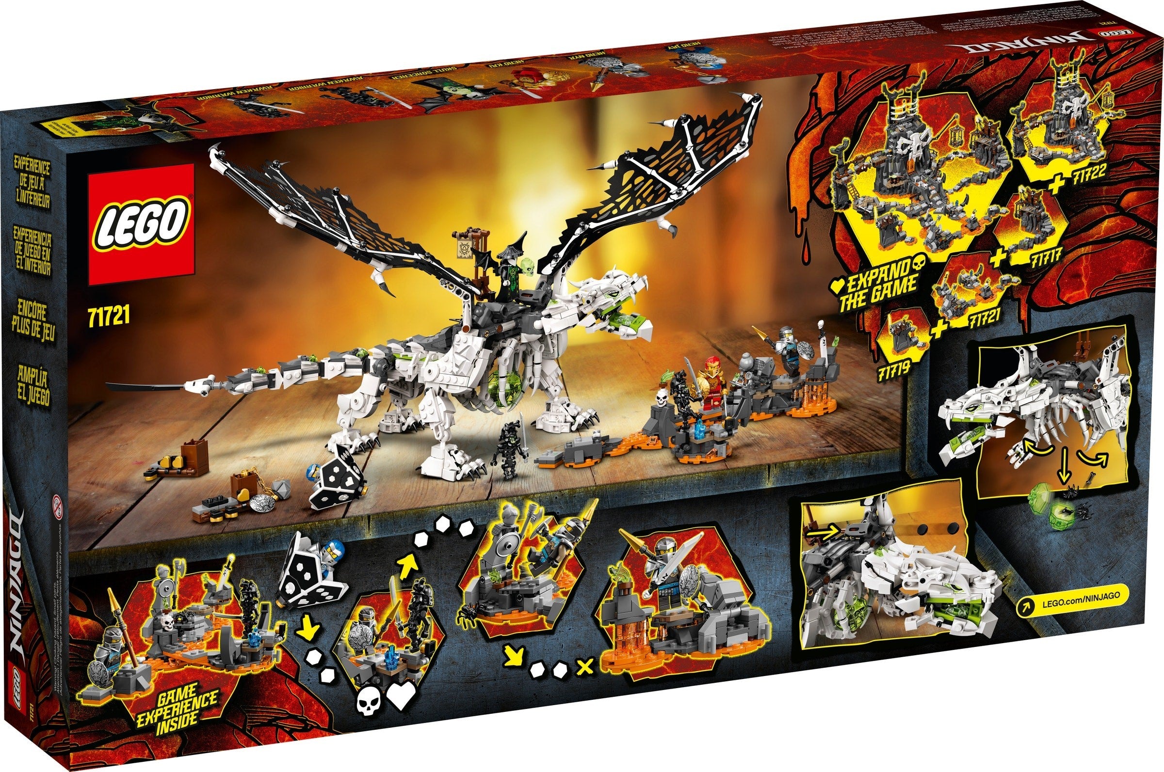 LEGO Ninjago Dragon du Crâne Mage 71721