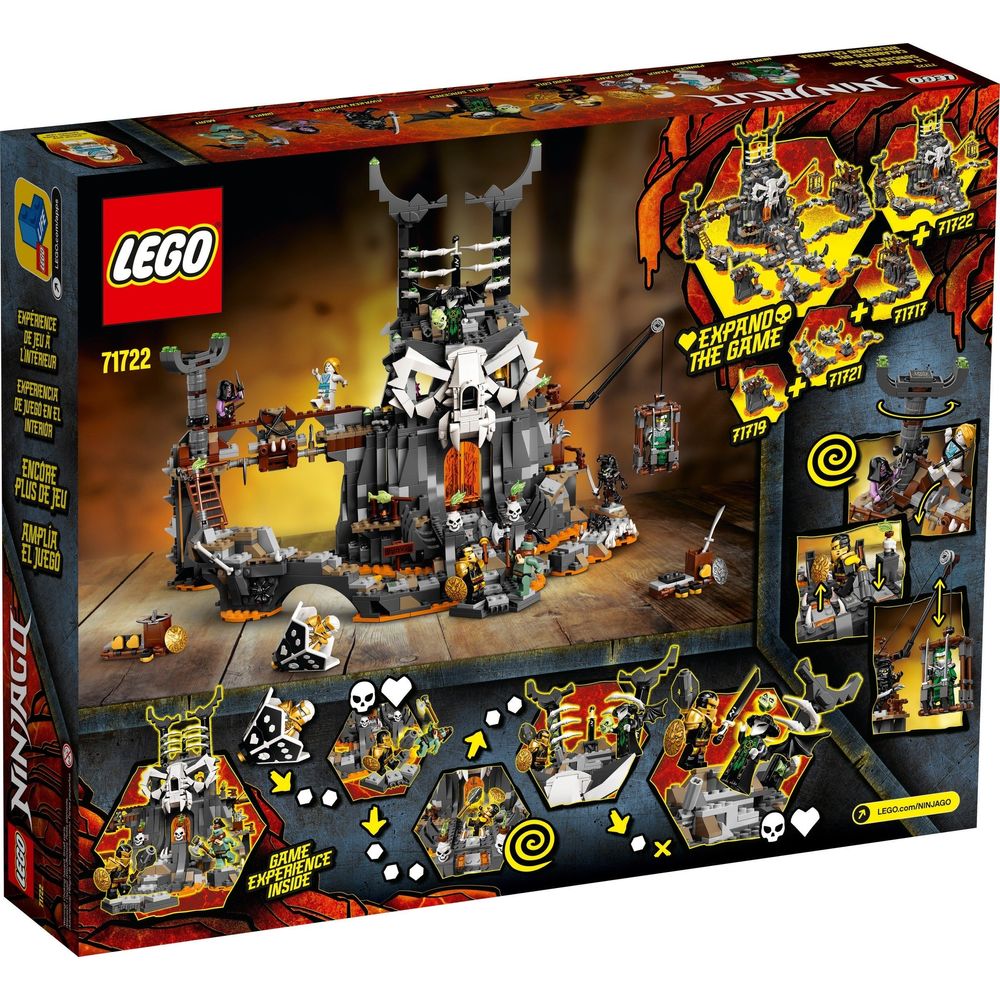 LEGO Ninjago Donjon du Mage Crâne 71722