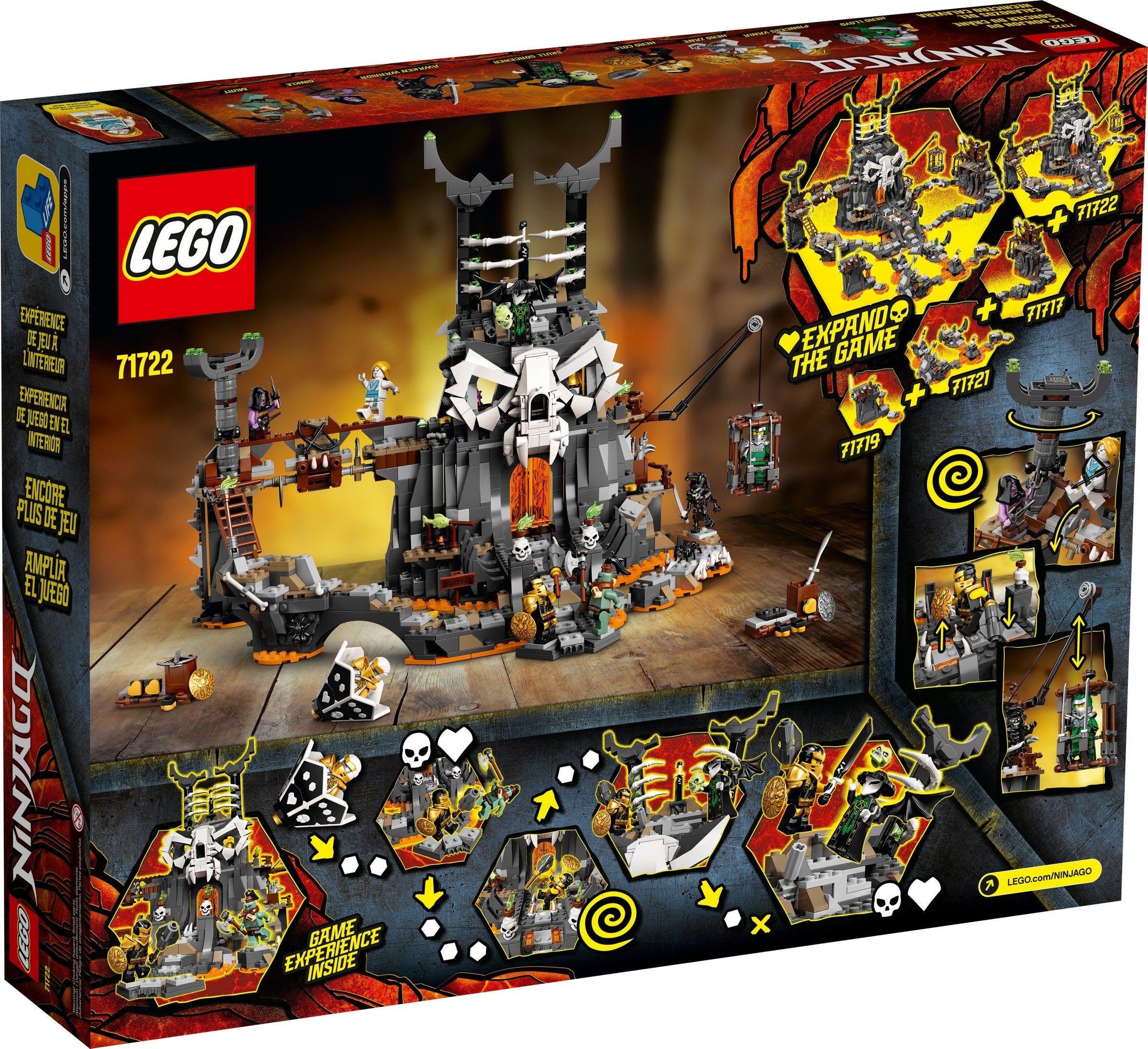 LEGO Ninjago Donjon du Mage Crâne 71722