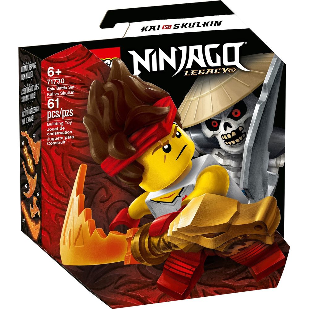 LEGO Ninjago Kampfset: Kai vs, Skulkin 71730