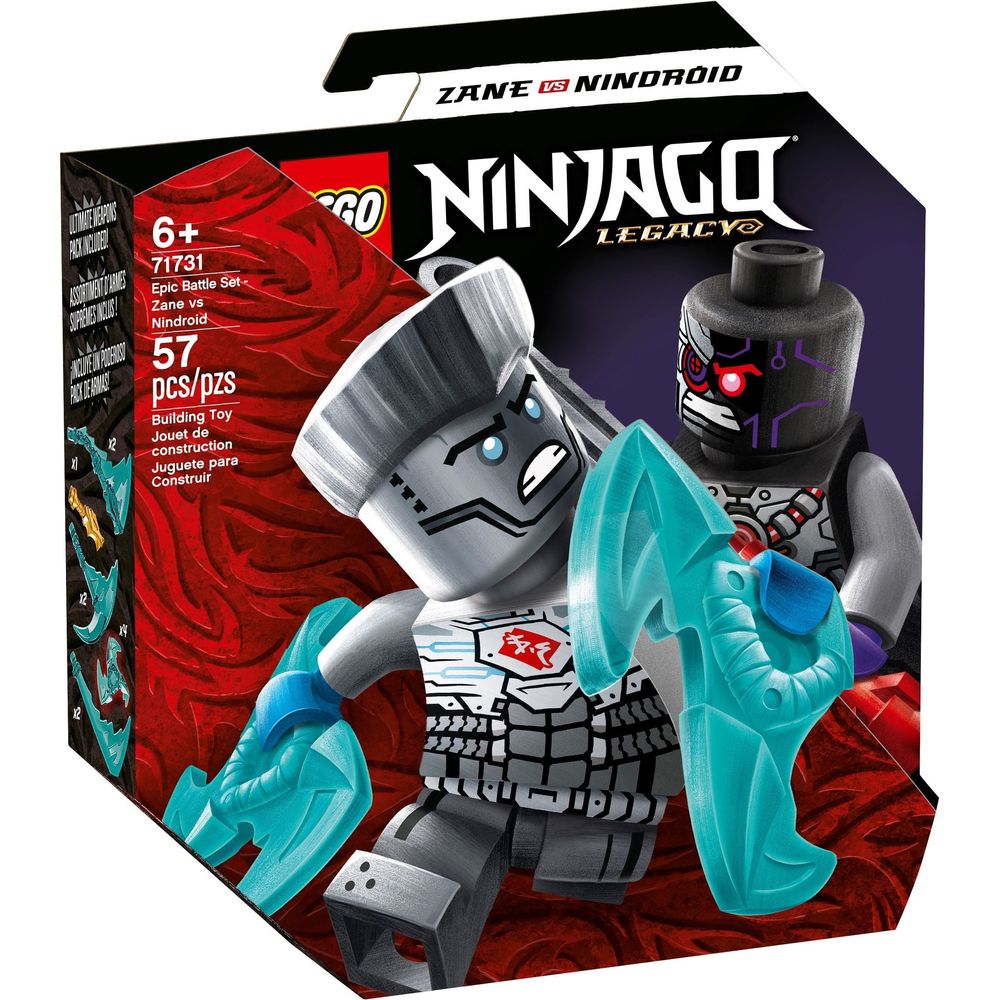 Ensemble de combat LEGO Ninjago : Zane contre Nindroid 71731