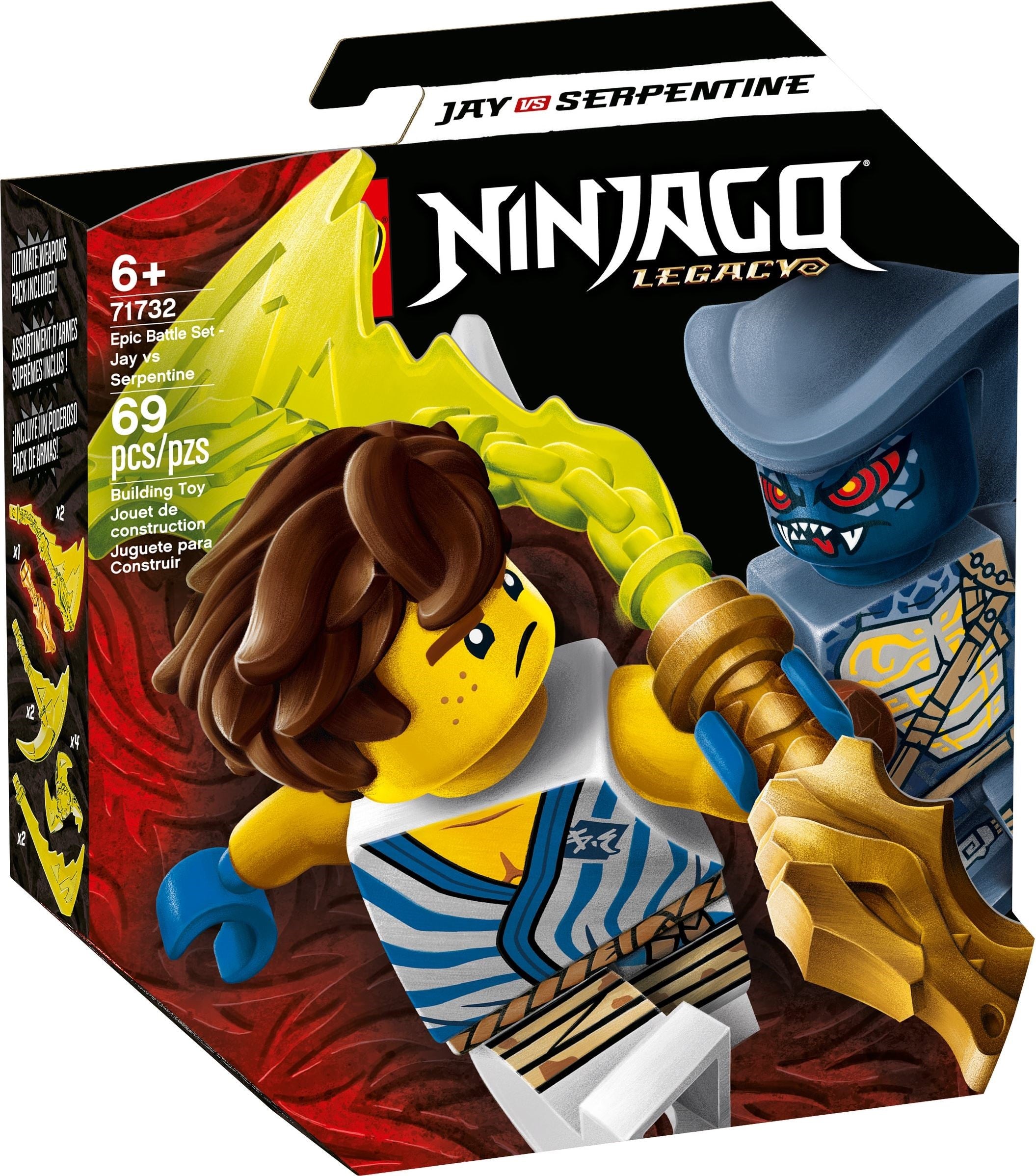 LEGO Ninjago Battle Set: Jay vs. Serpentine 71732