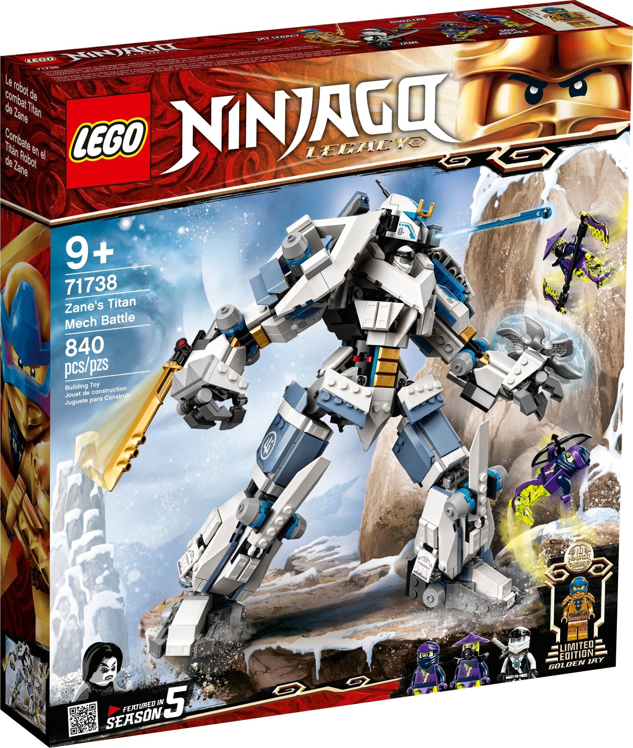 LEGO Ninjago Zanes Titan-Mech 71738