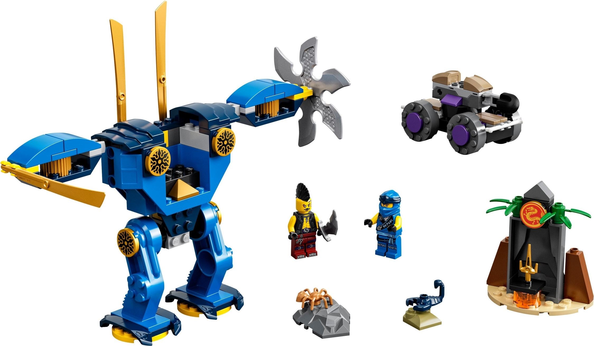 Le robot électrique de LEGO Ninjago Jay 71740