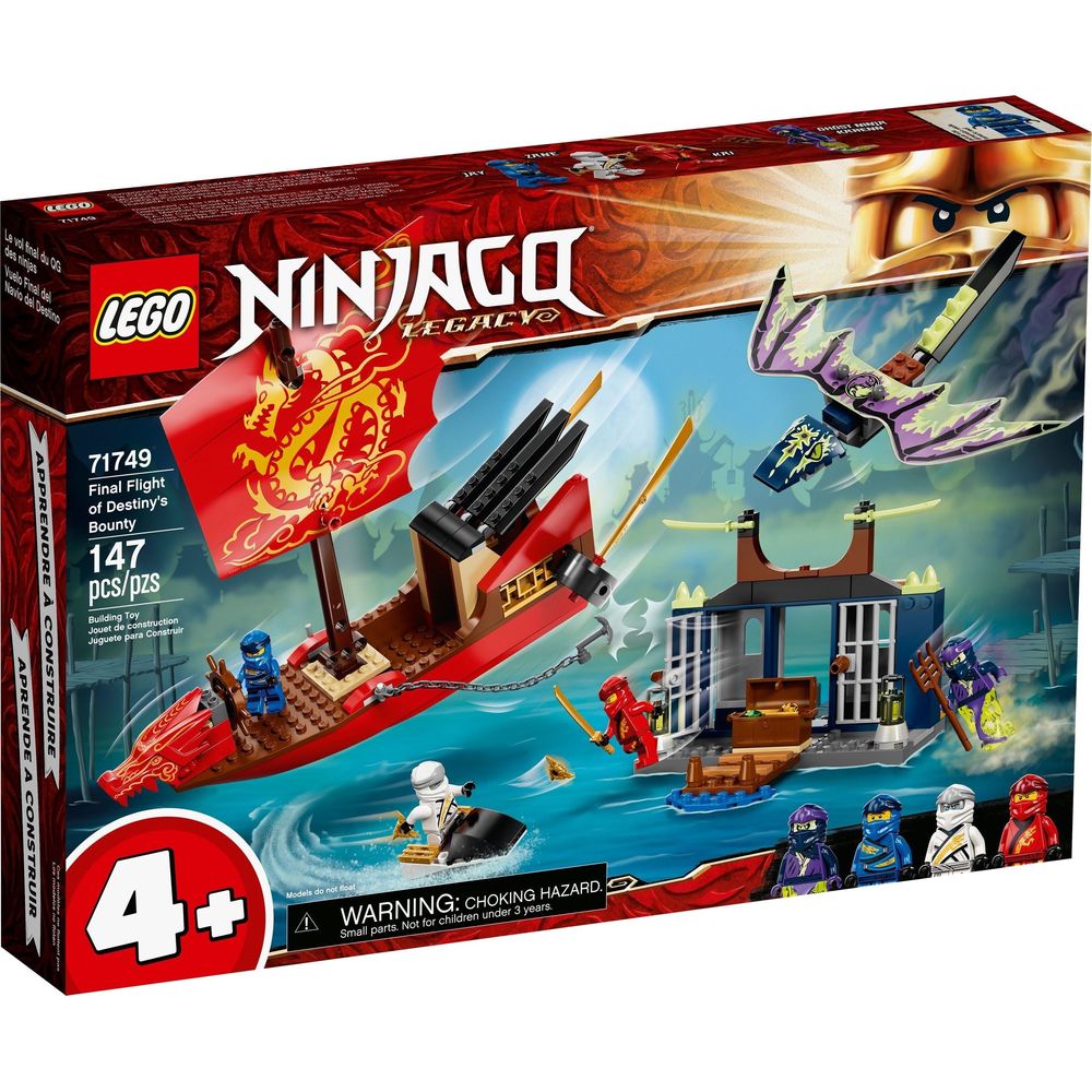 LEGO Ninjago Flug mit dem Ninja-Flugsegler 71749