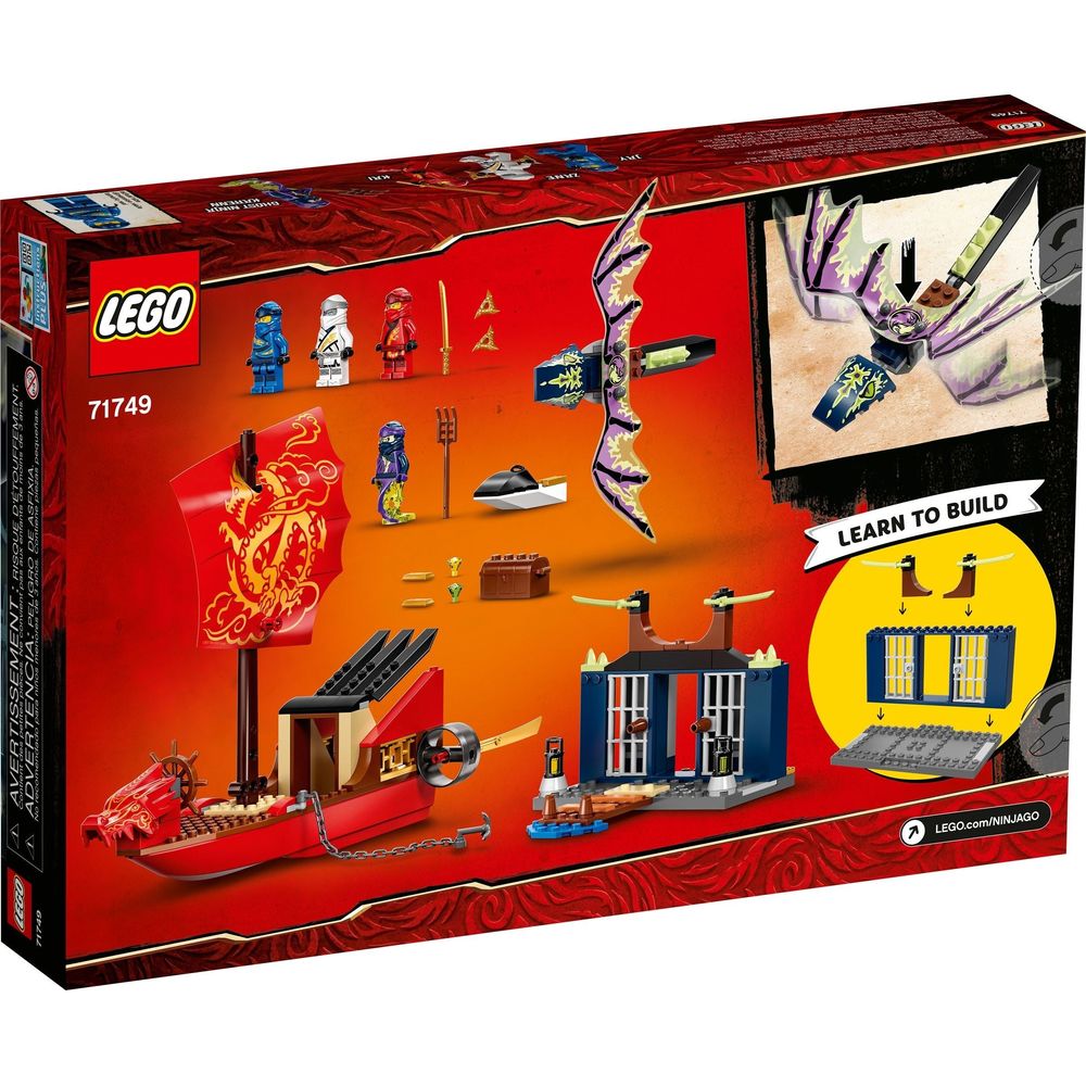 LEGO Ninjago Flug mit dem Ninja-Flugsegler 71749