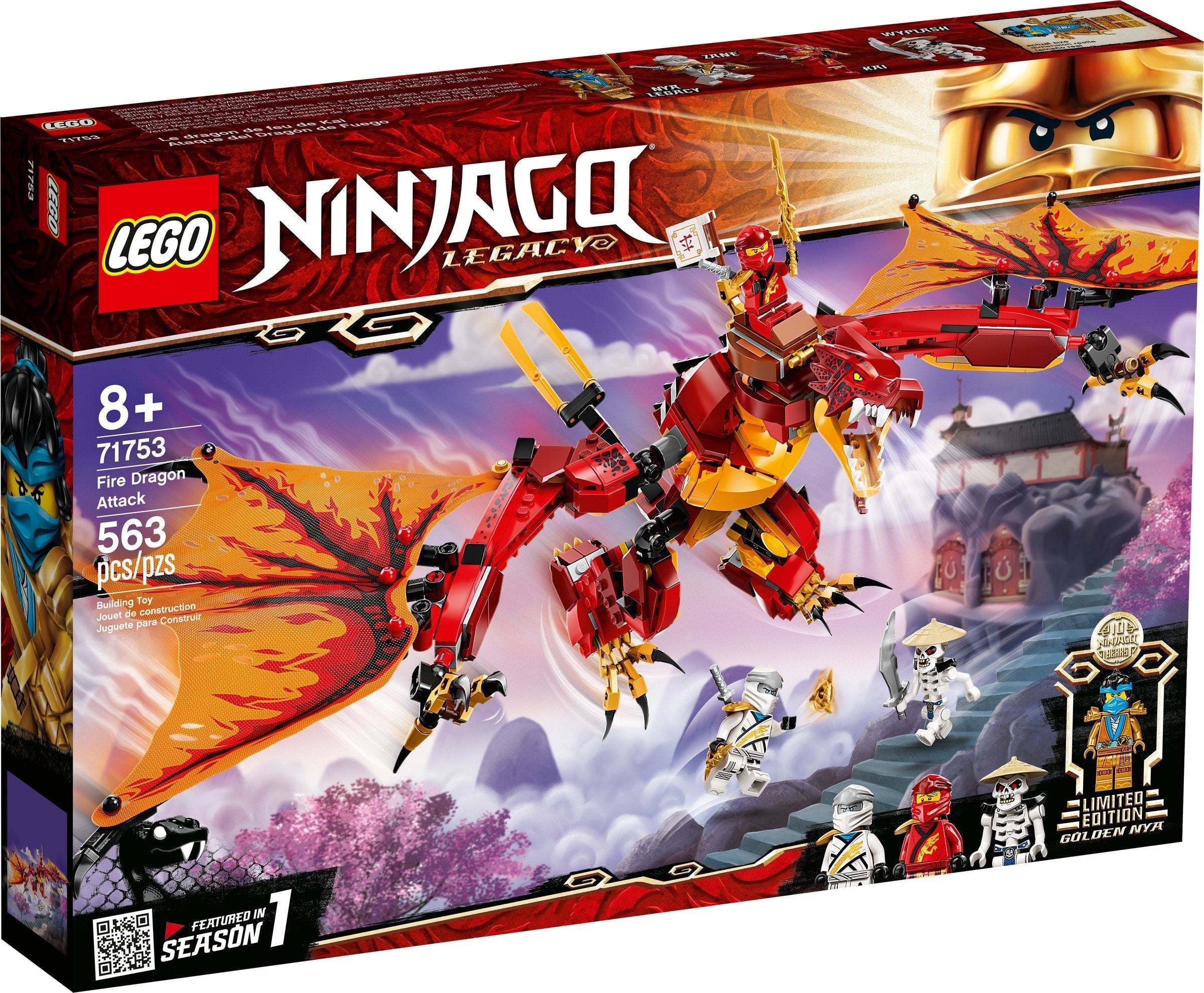 LEGO Ninjago Le dragon de feu de Kai 71753