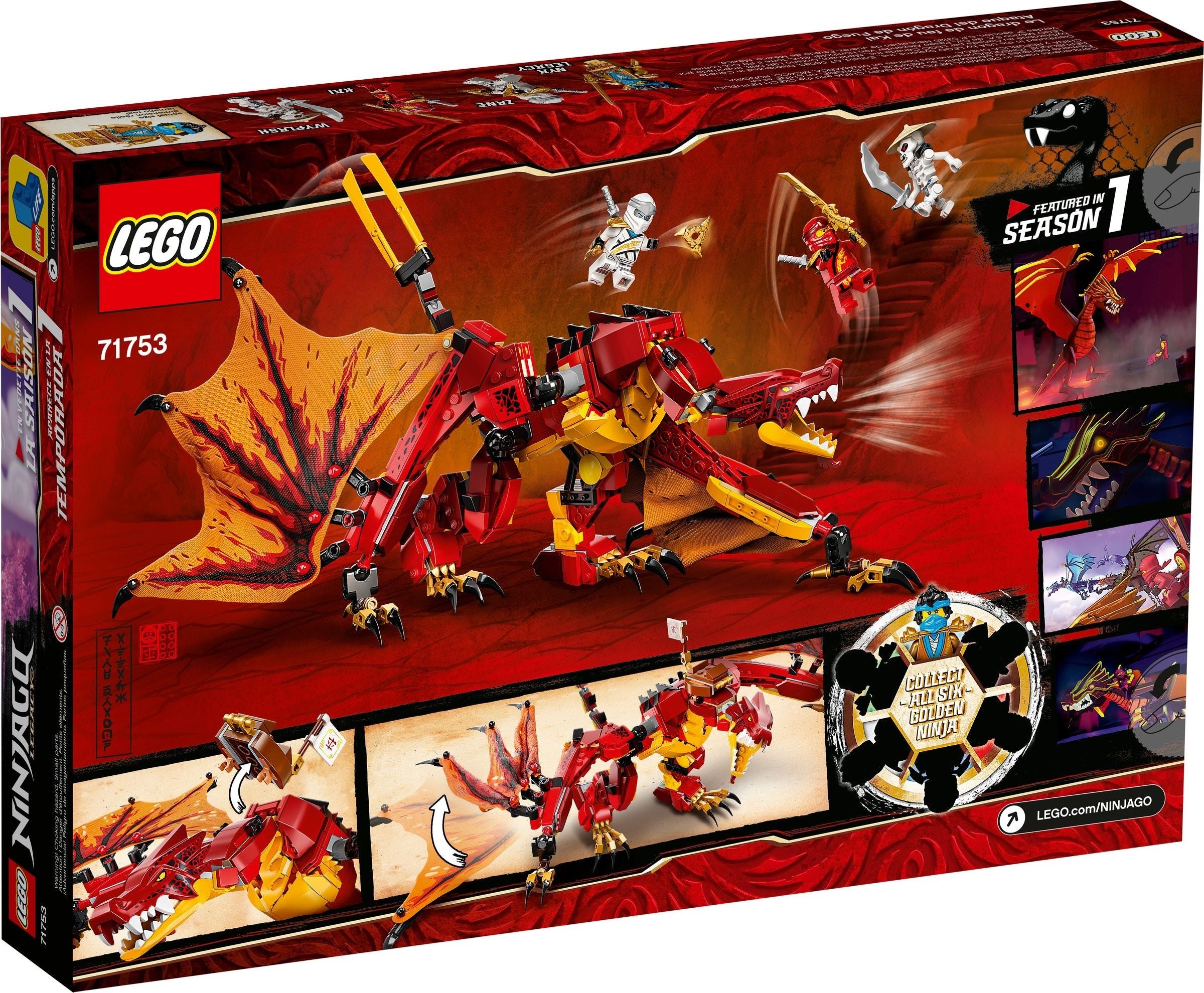 LEGO Ninjago Le dragon de feu de Kai 71753