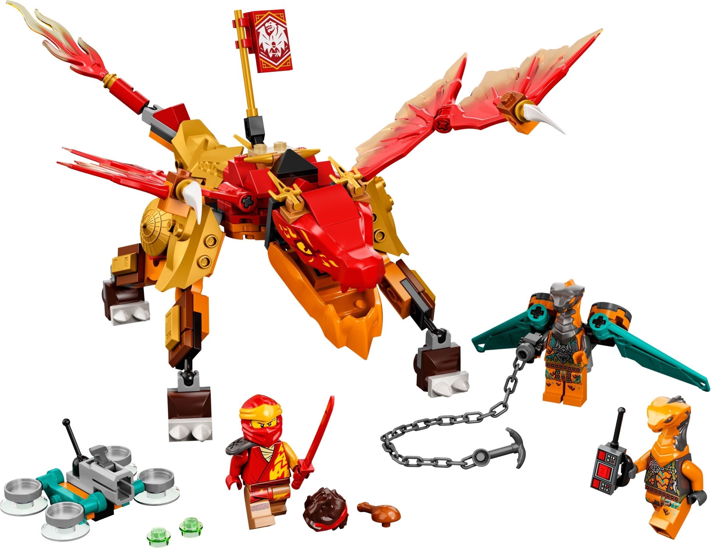 <transcy>LEGO Ninjago Kais dragon de feu EVO 71762</transcy>