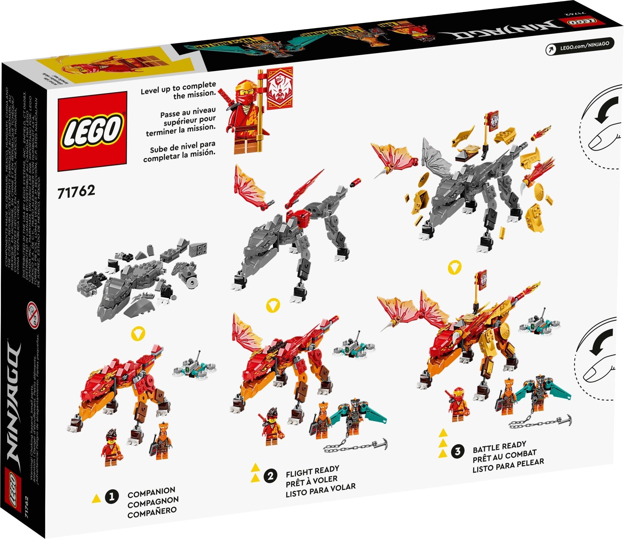 <transcy>LEGO Ninjago Kais dragon de feu EVO 71762</transcy>