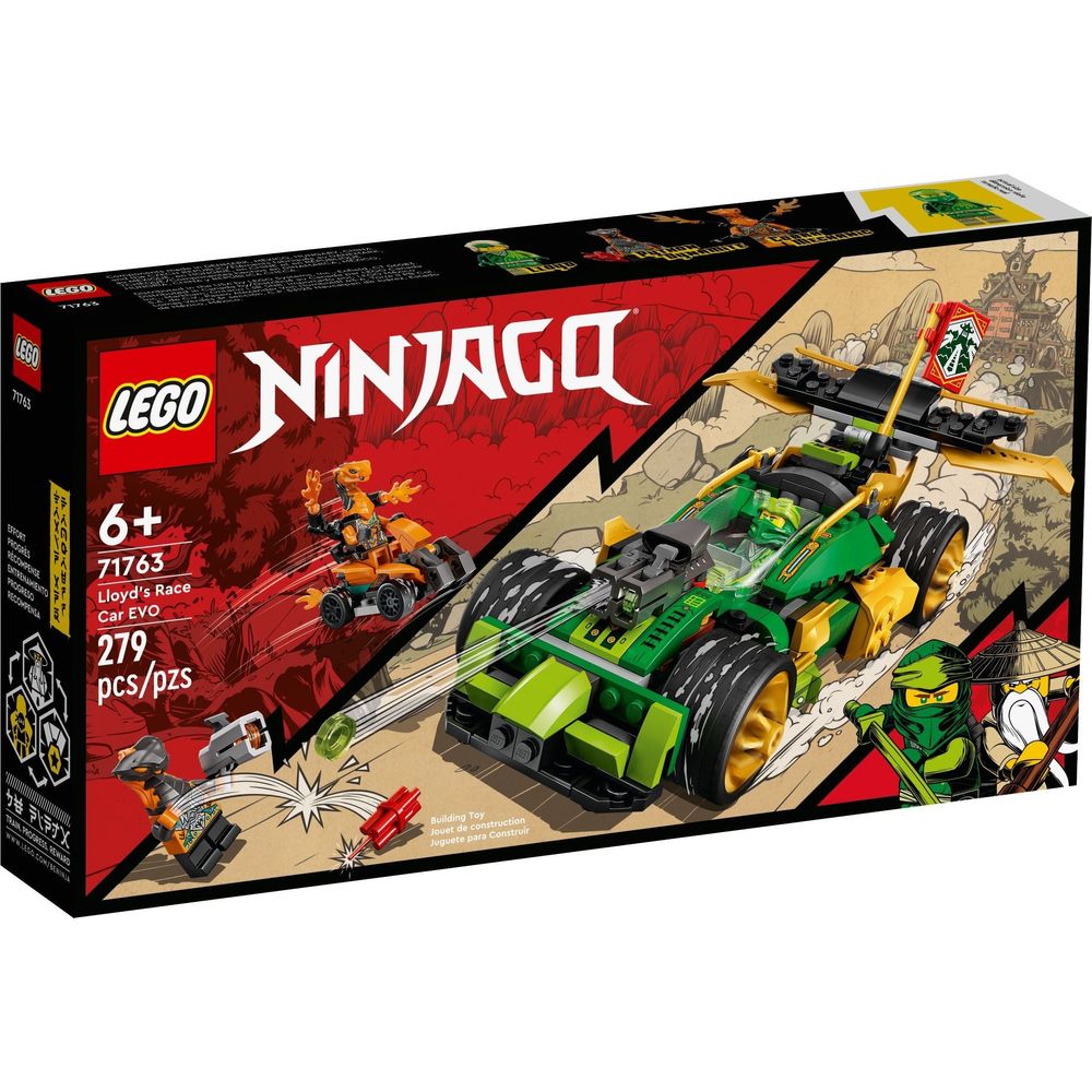 <transcy>LEGO Ninjago Voiture de course EVO de Lloyd 71763</transcy>