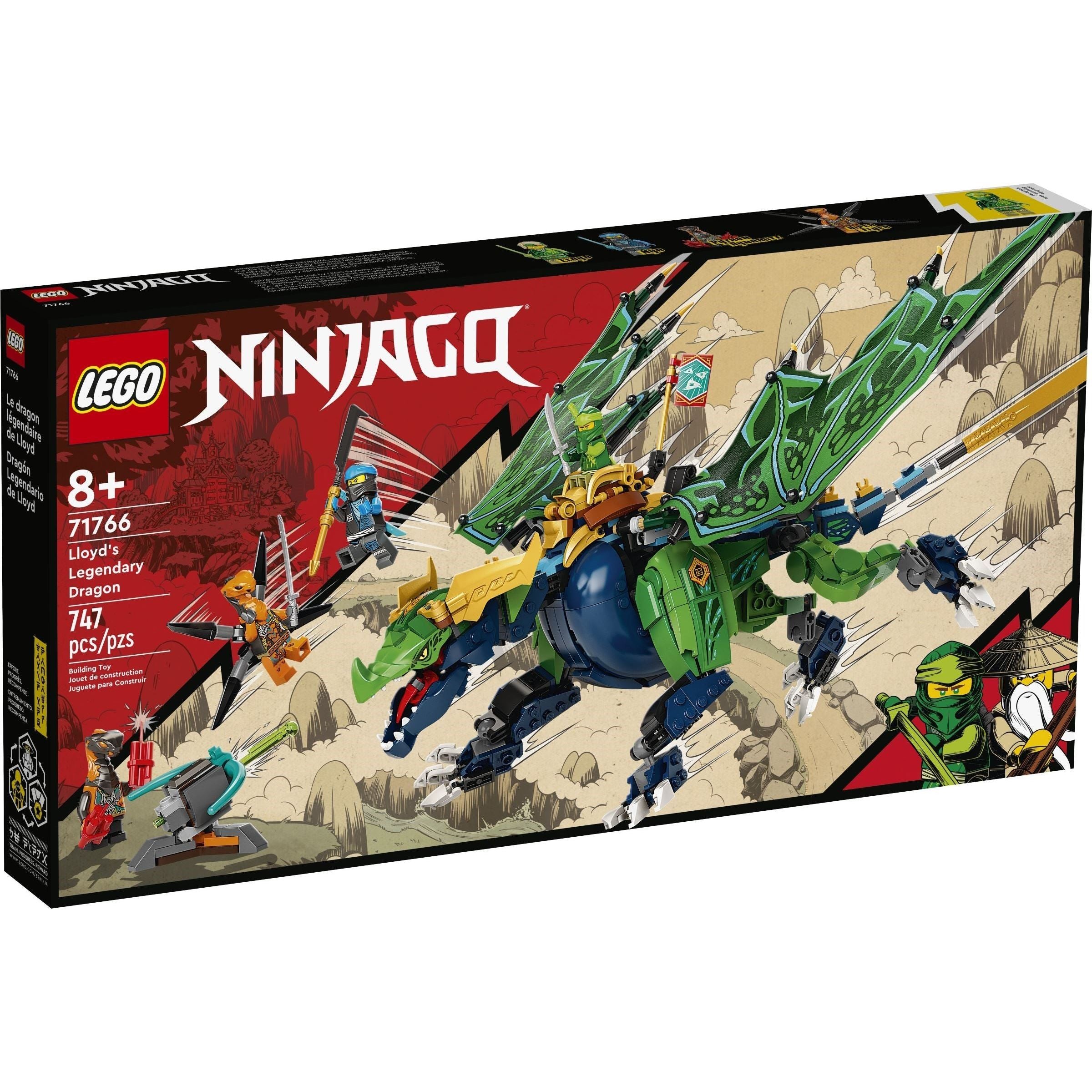 <transcy>LEGO Ninjago Le dragon légendaire de Lloyd 71766</transcy>