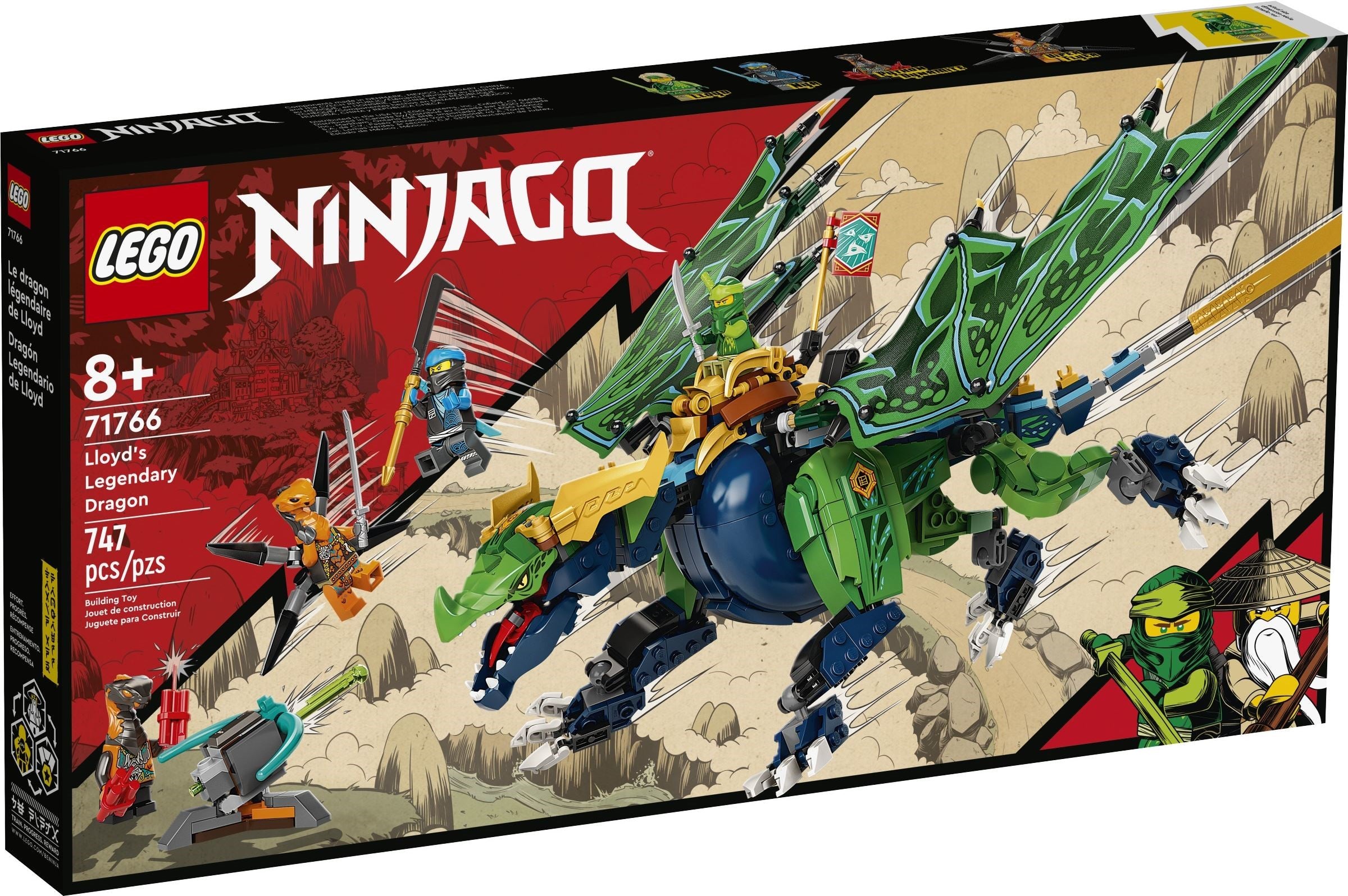 <transcy>LEGO Ninjago Le dragon légendaire de Lloyd 71766</transcy>