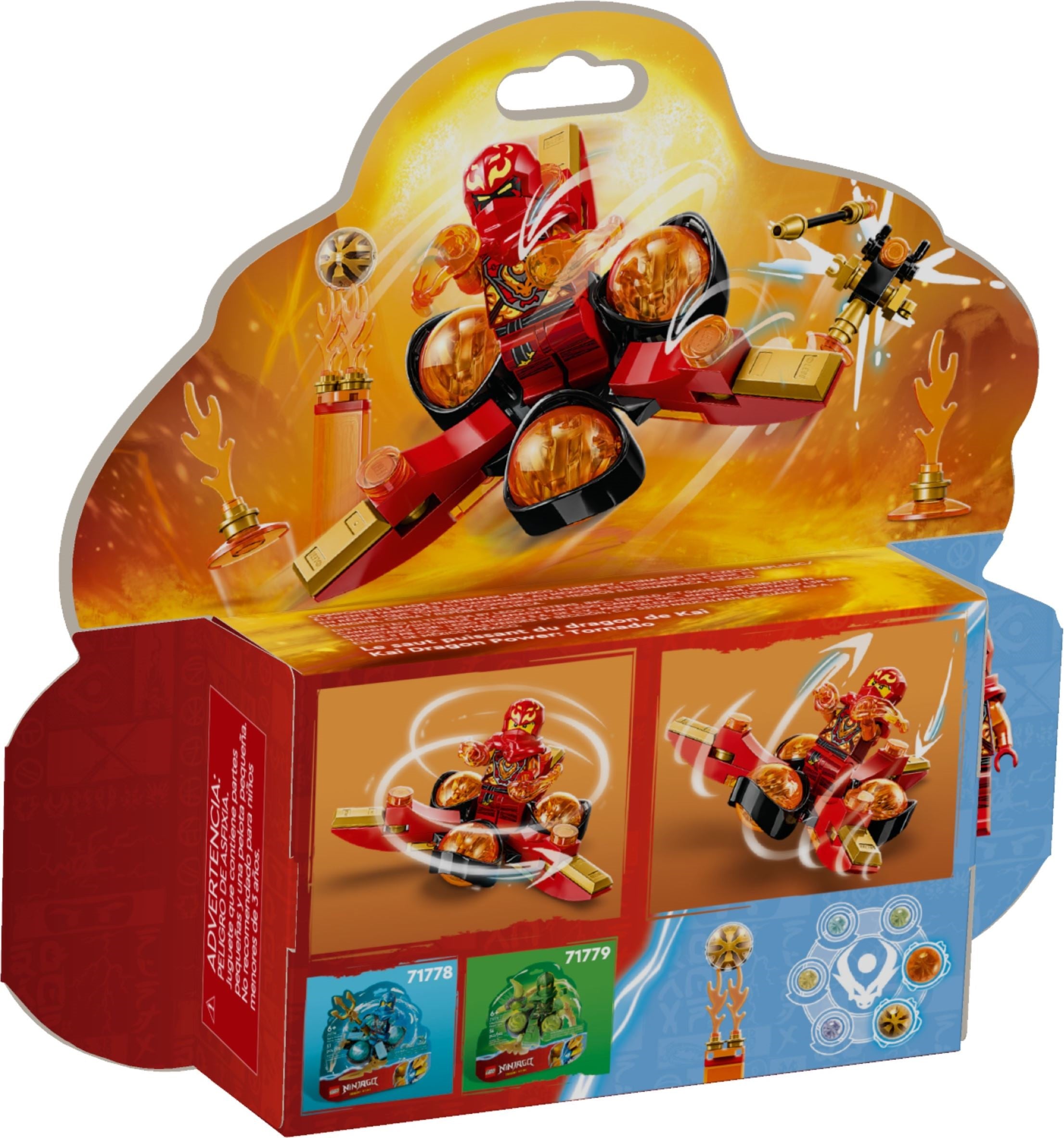 LEGO Ninjago Kais Drachenpower-Spinjitzu-Flip 71777