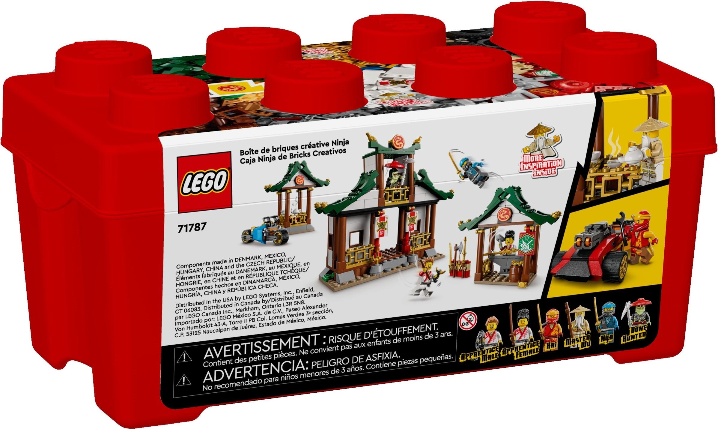 LEGO Ninjago Kreative Ninja Steinebox 71787
