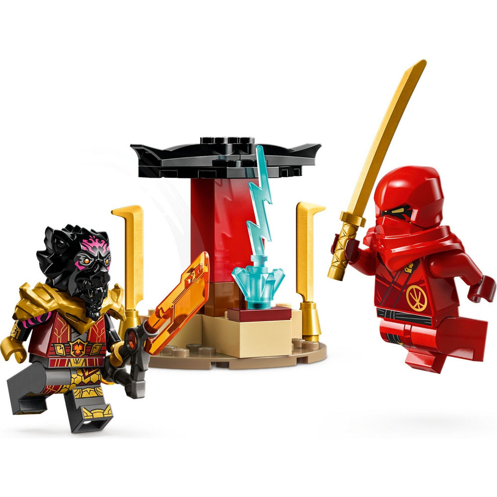 LEGO Ninjago Verfolgungsjagd mit Kais Flitzer und Ras' Motorrad 71789