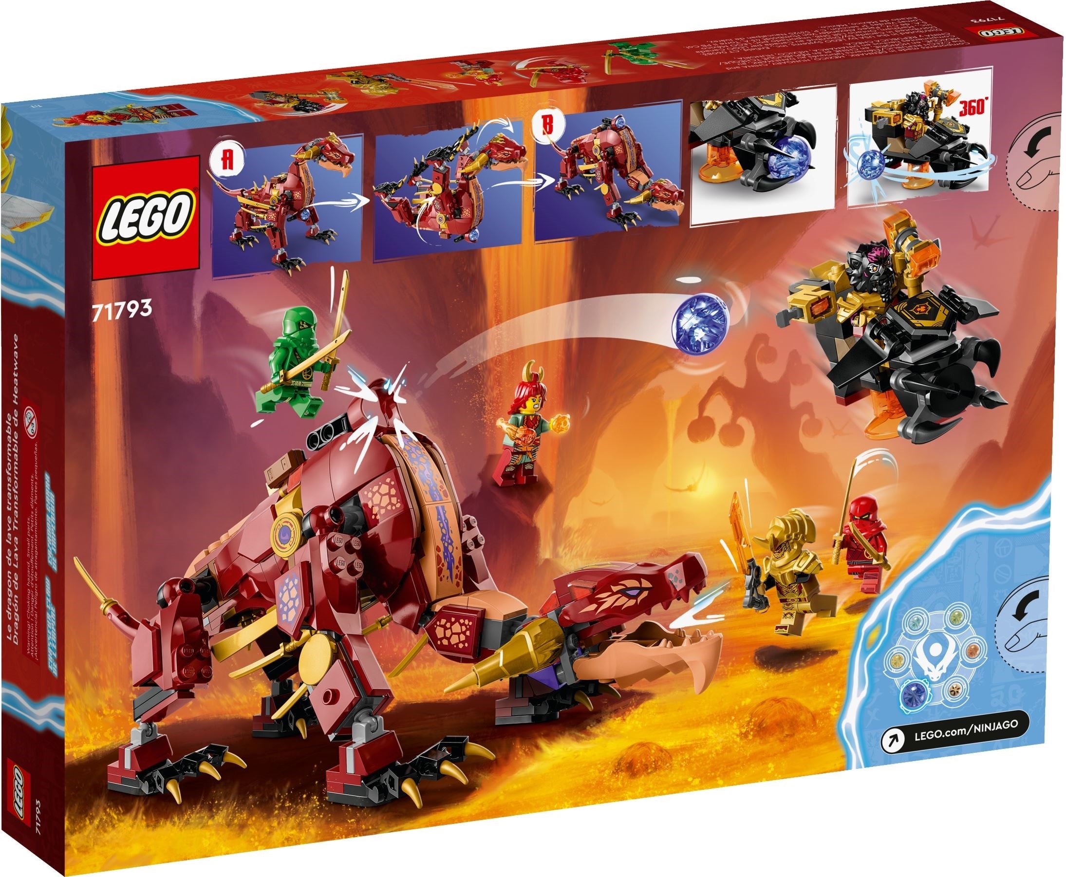 LEGO Ninjago Wyldfires Lavadrache 71793