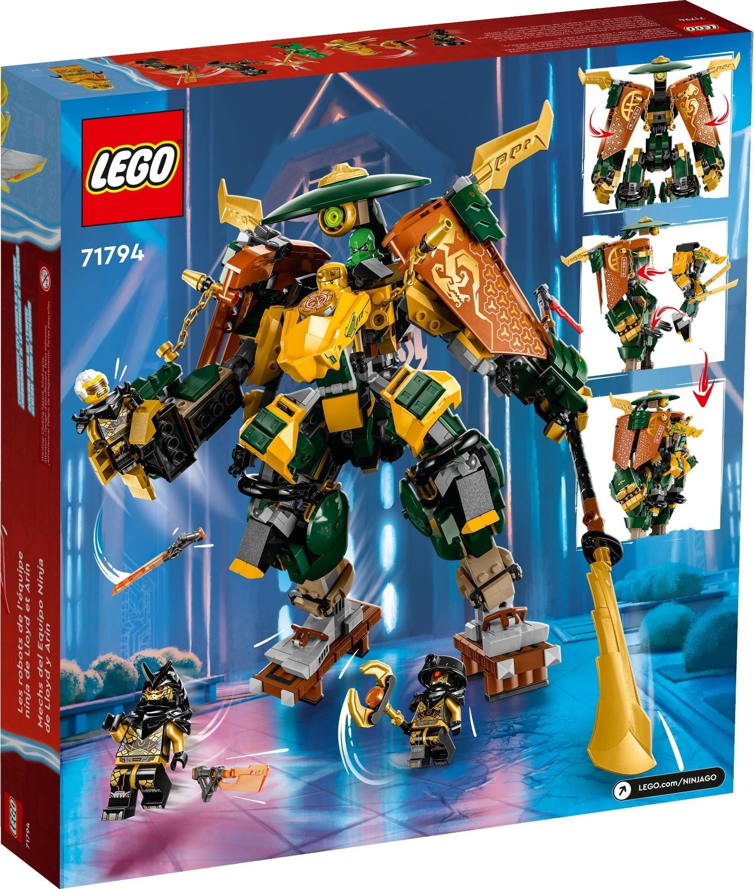 LEGO Ninjago Lloyds und Arins Training-Mechs 71794