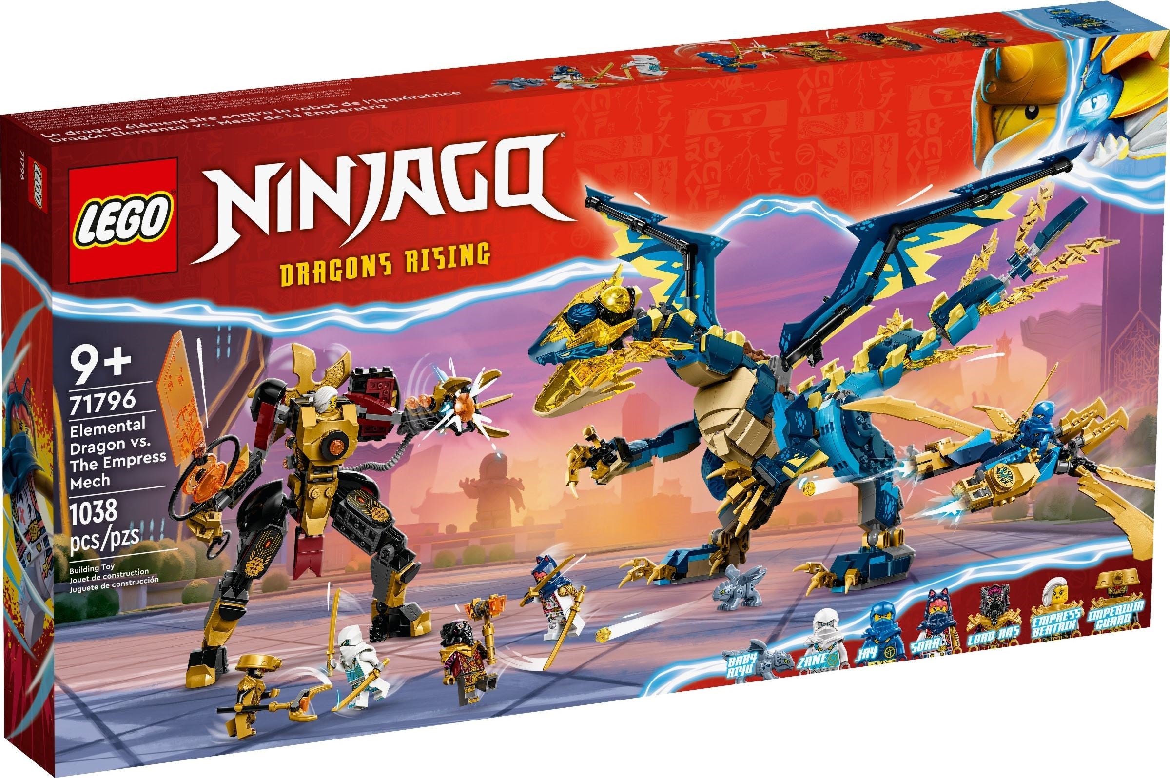 LEGO Ninjago  Kaiserliches Mech-Duell gegen den Elementardrachen 71796