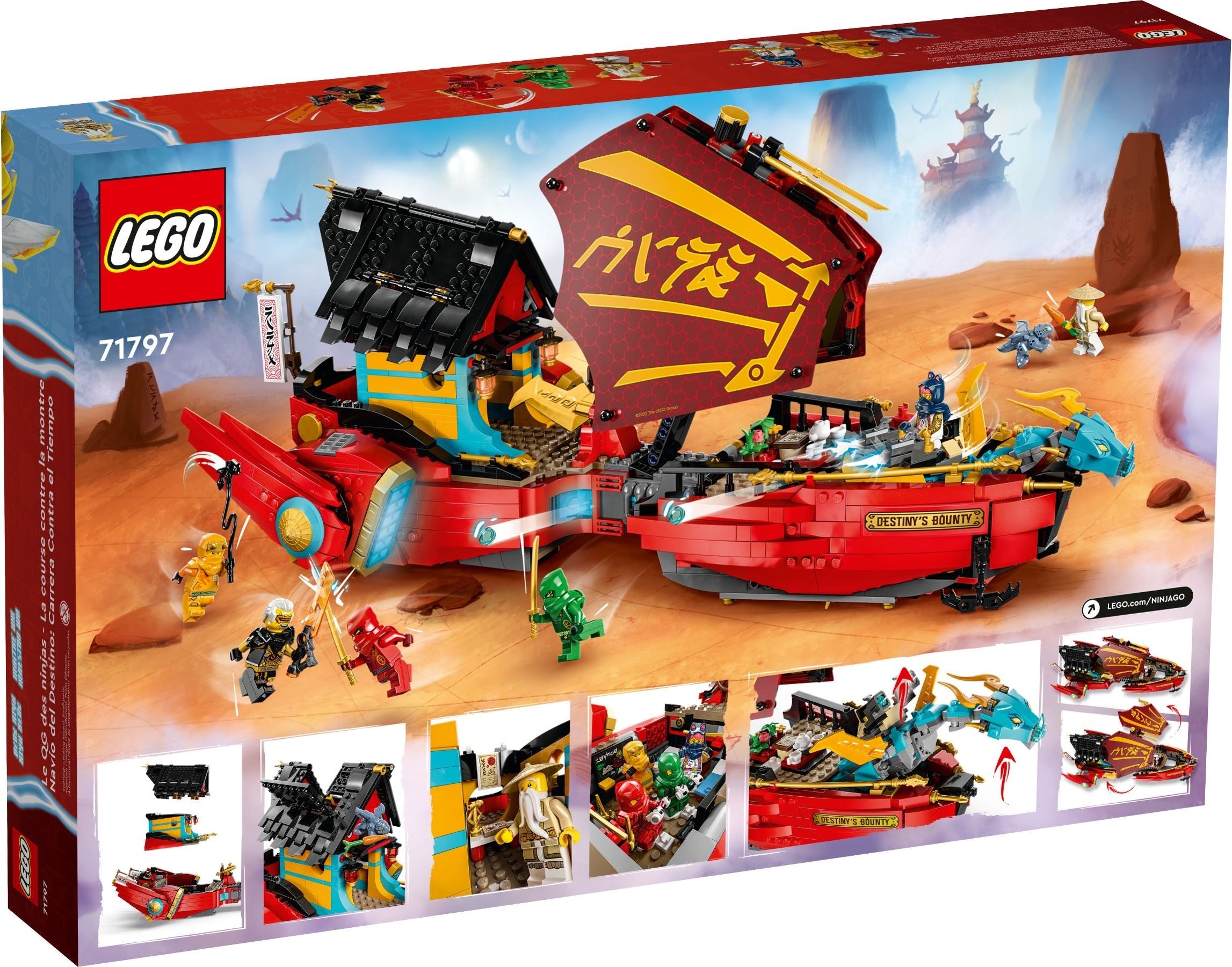 LEGO Ninjago Ninja-Flugsegler im Wettlauf mit der Zeit 71797