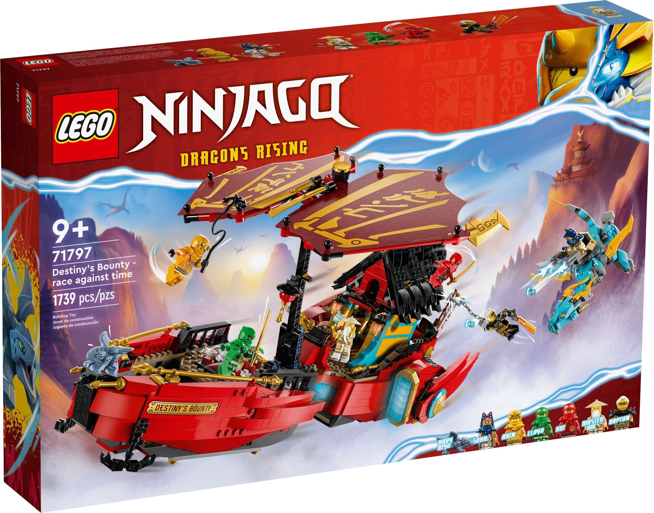 LEGO Ninjago Ninja-Flugsegler im Wettlauf mit der Zeit 71797