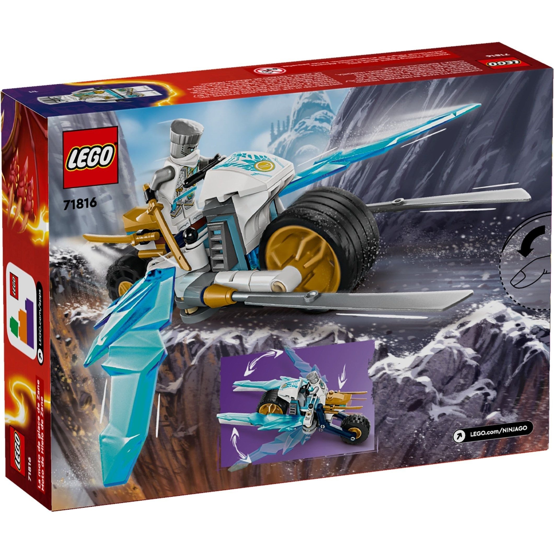 LEGO NINJAGO Zanes Eismotorrad 71816