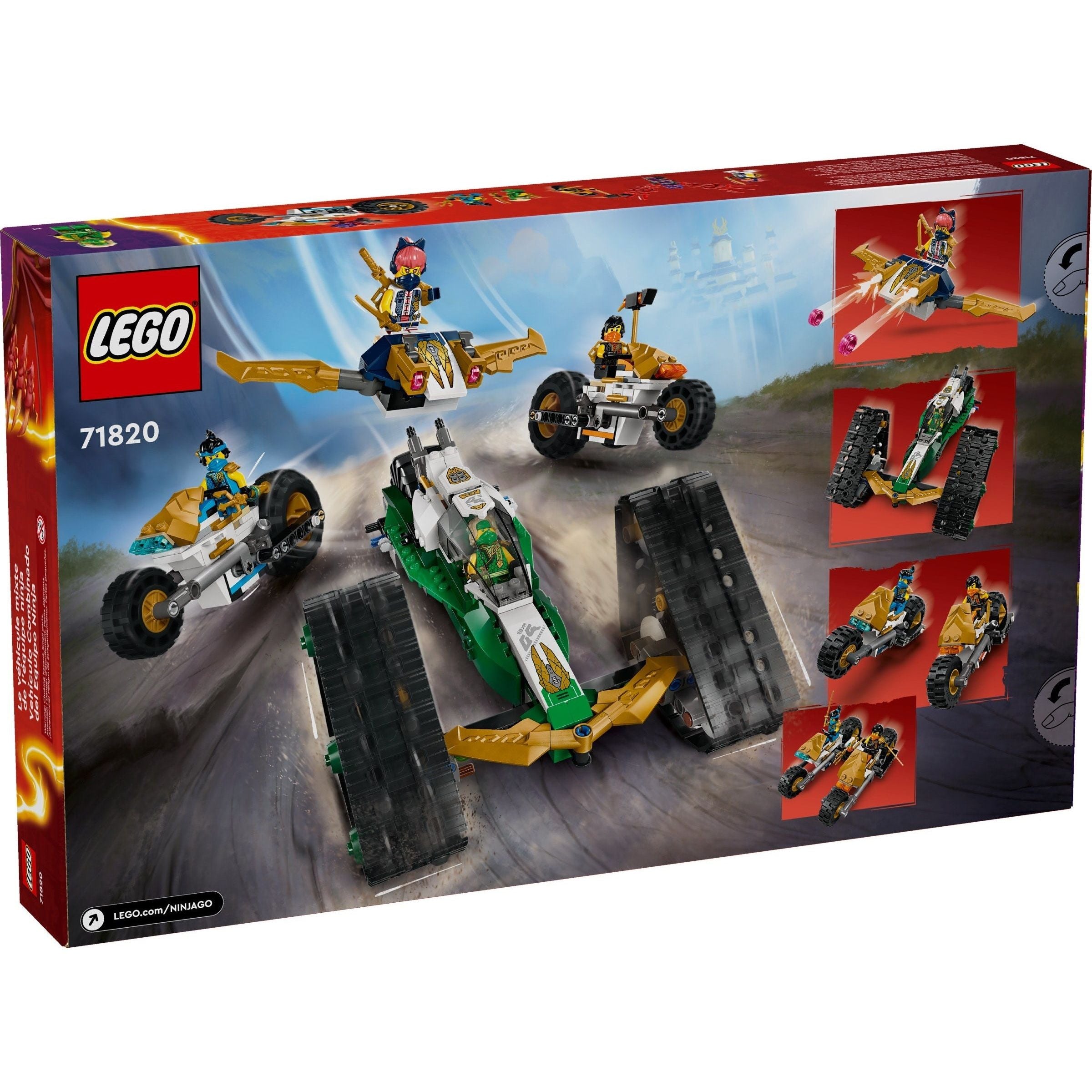 LEGO NINJAGO Kombi-Raupe des Ninja-Teams 71820