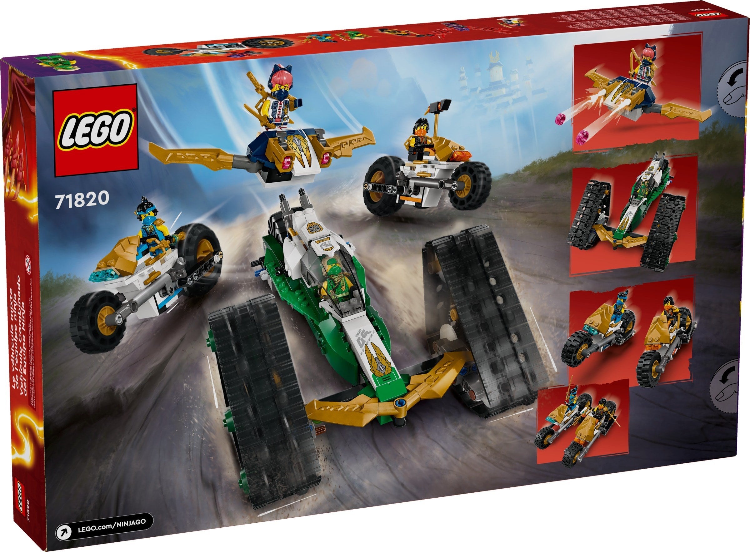 LEGO NINJAGO Kombi-Raupe des Ninja-Teams 71820