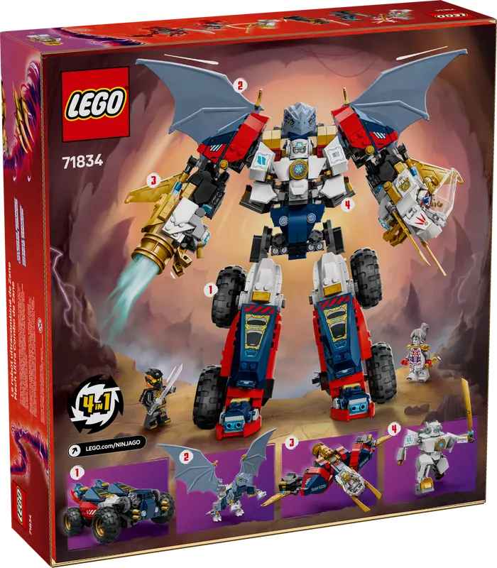 LEGO NINJAGO Zanes Ultra-Kombi-Mech 71834