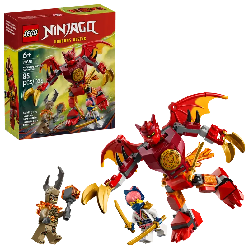 LEGO Ninjago Kais Drachen-Mech Battle Set 71851