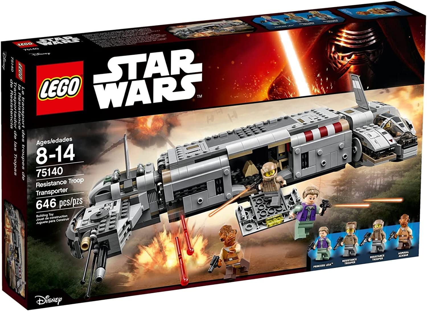 LEGO Star Wars Resistance Troop Transporter 75140