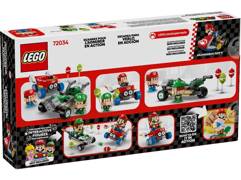 LEGO Super Mario Mario Kart™ – Baby Mario vs. Baby Luigi 72034