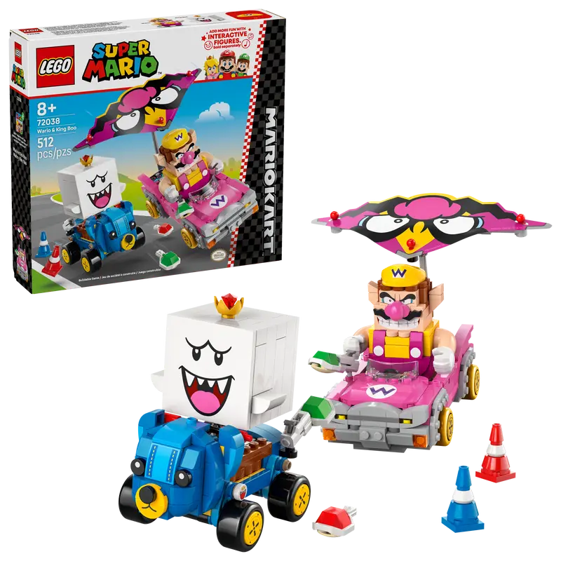 LEGO Super Mario Mario Kart™ – Wario & König Buu Huu 72038