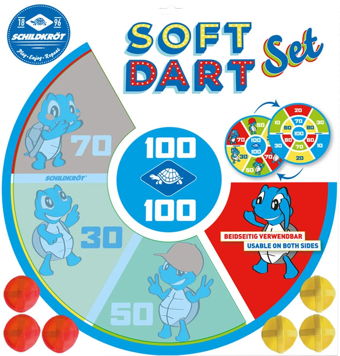 Schildkröt Soft Dart Set (2 Seiten)