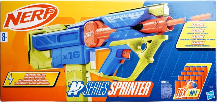 Nerf N Series Sprinter Blaster, 16 N1 Darts, Batt. 6xAA exkl., ab 8 Jahren