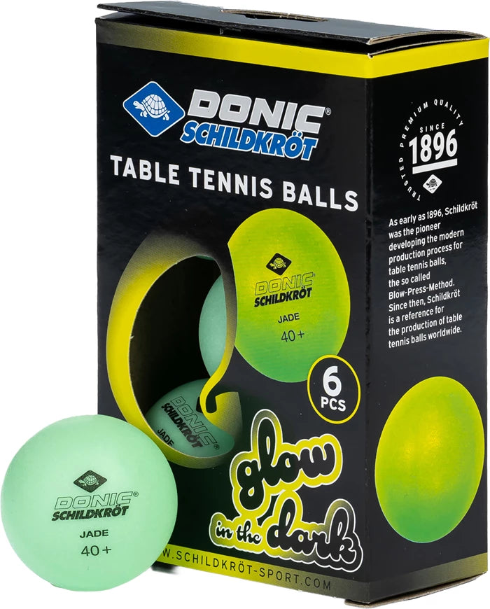 Donic Tischtennis Bälle Glow in the Dark
