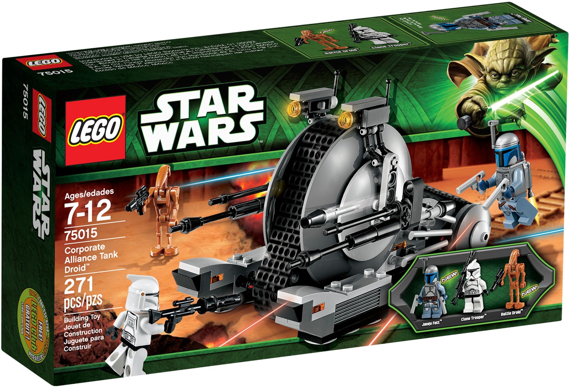 LEGO Star Wars Corporate Alliance Tank Droid 75015