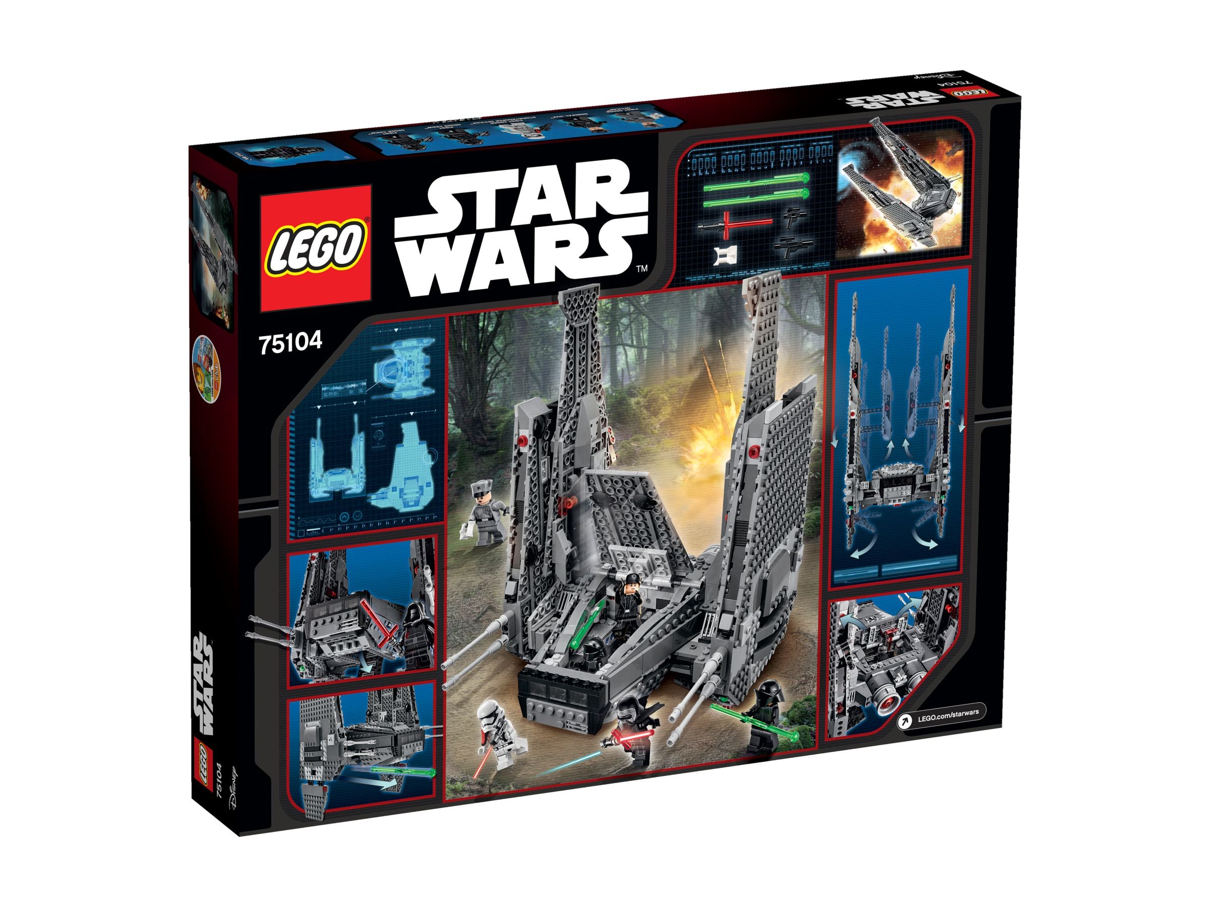 LEGO Star Wars Kylo Ren’s Command Shuttle 75104