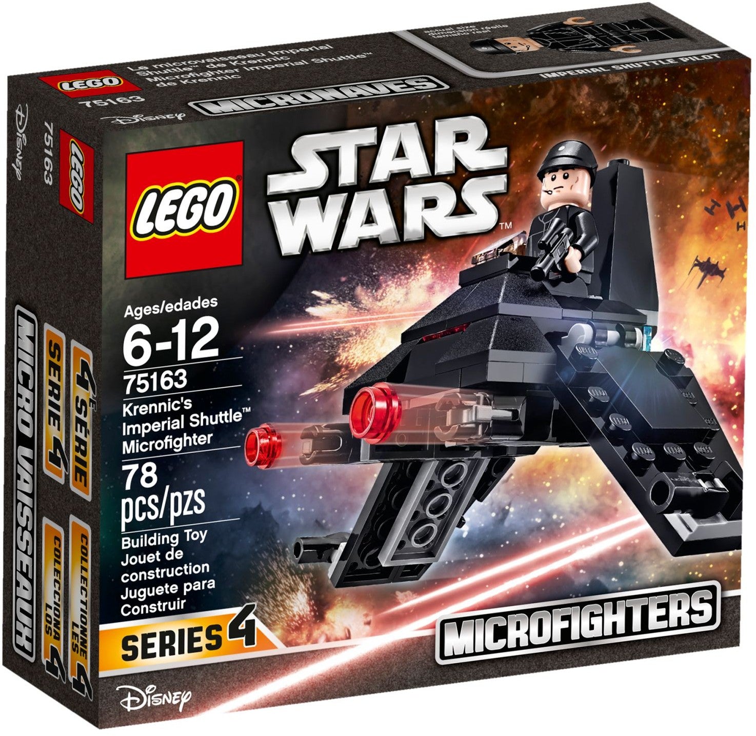LEGO Star Wars Krennic's Imperial Shuttle Microfighters 75163