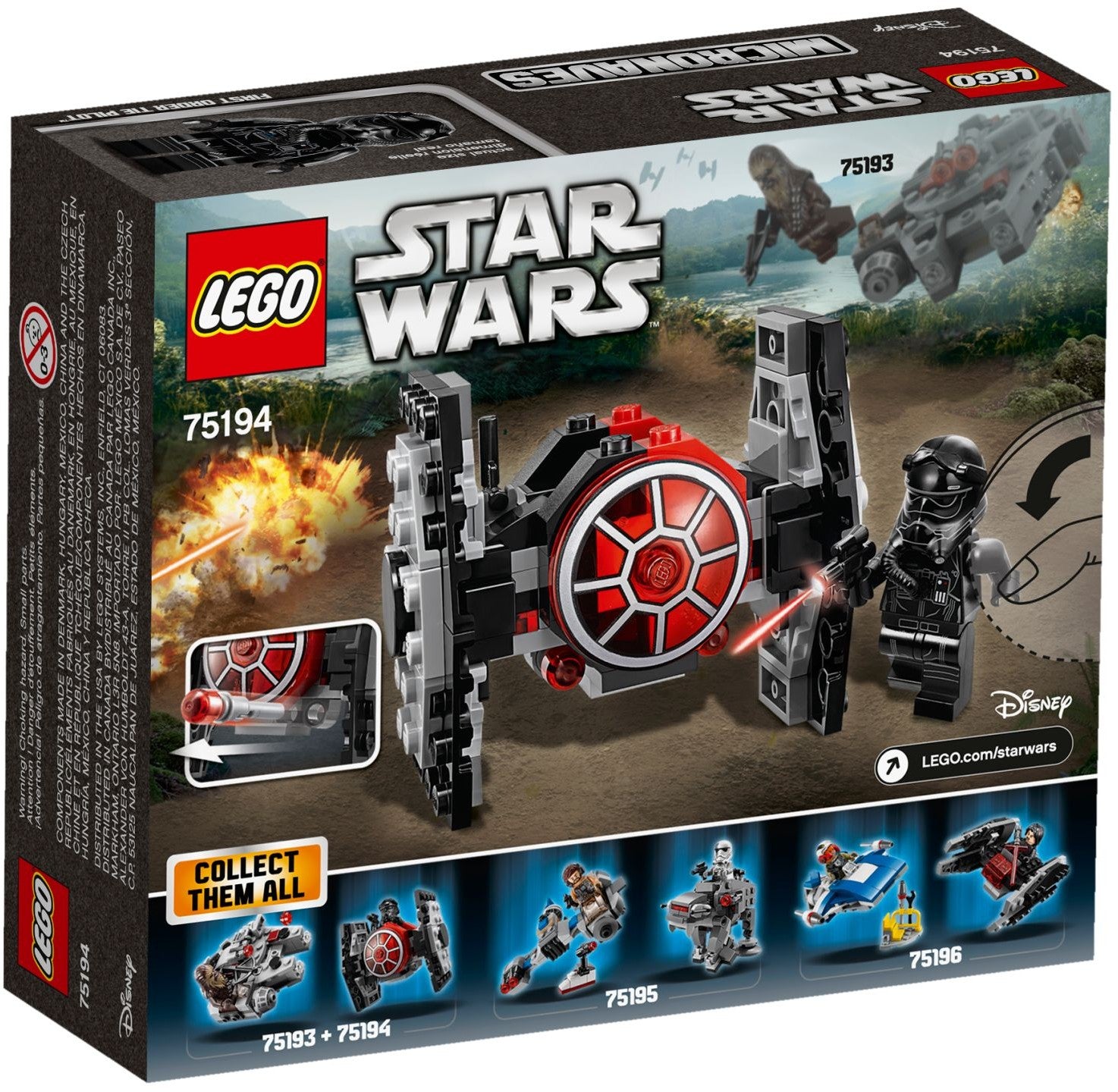 LEGO Star Wars First Order TIE Fighter Microfighter 75194