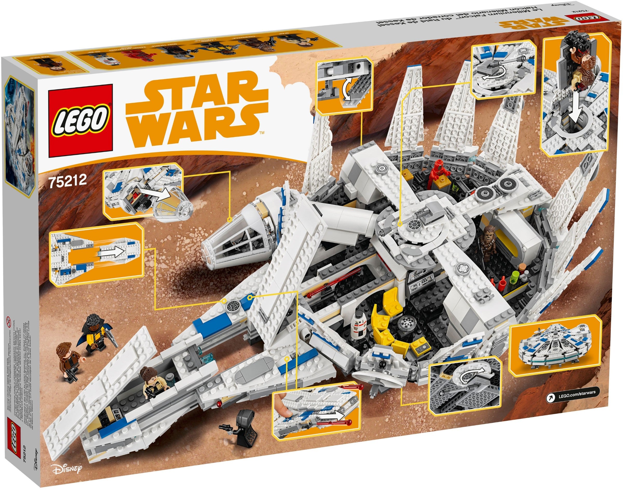 LEGO Star Wars Kessel Run Millennium Falcon 75212