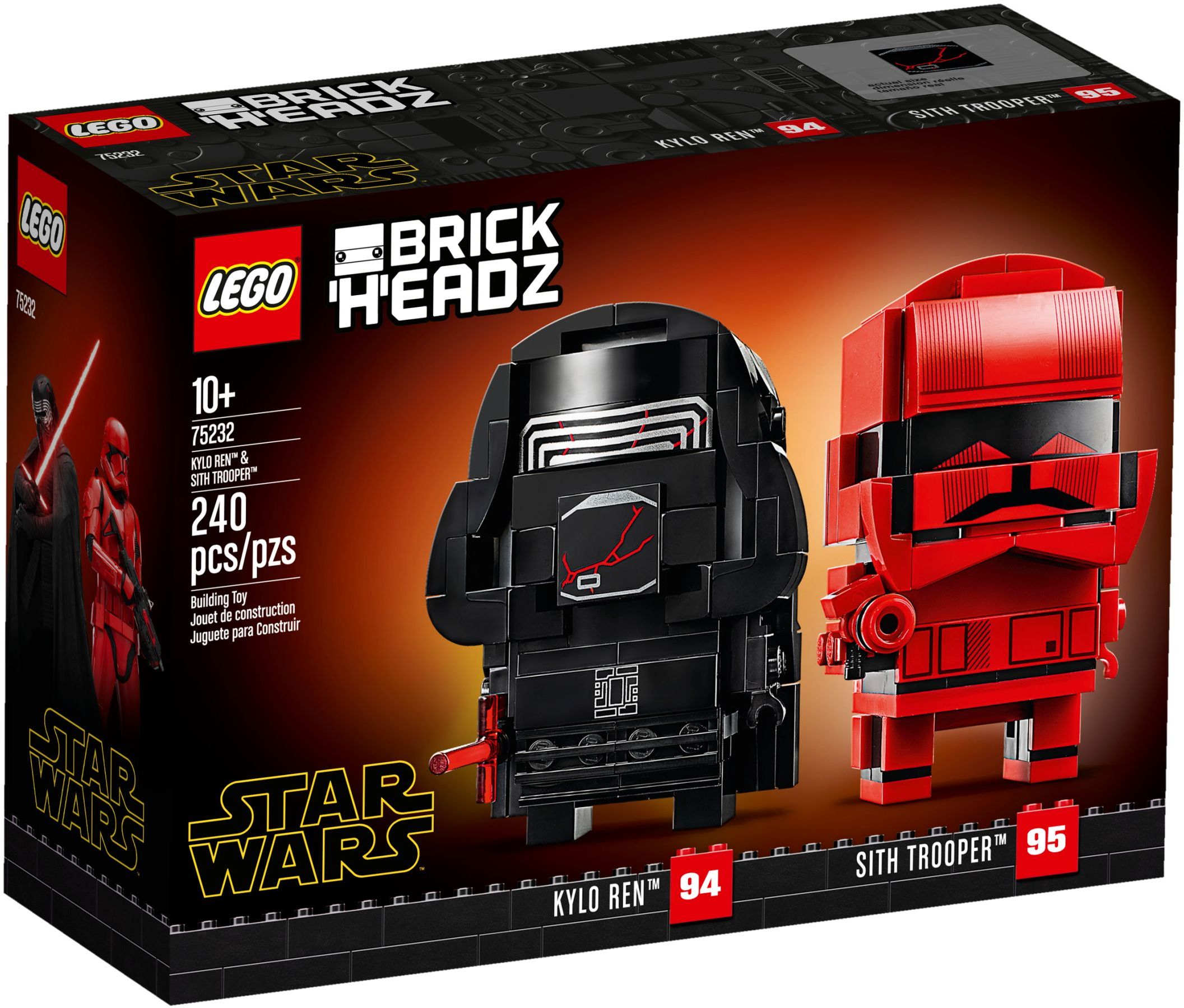 LEGO Brickheadz Kylo Ren & Sith Trooper 75232