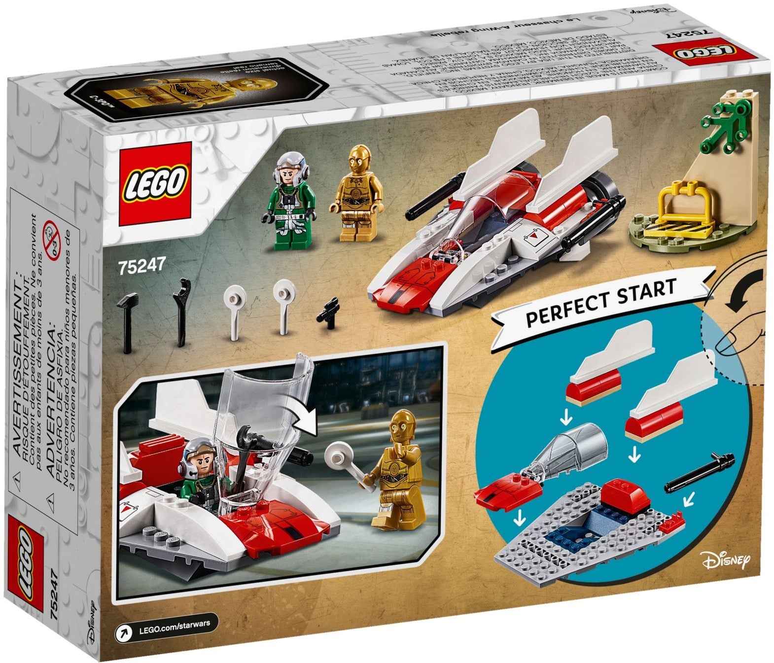 LEGO Star Wars Rebel A-Wing Starfighter 75247
