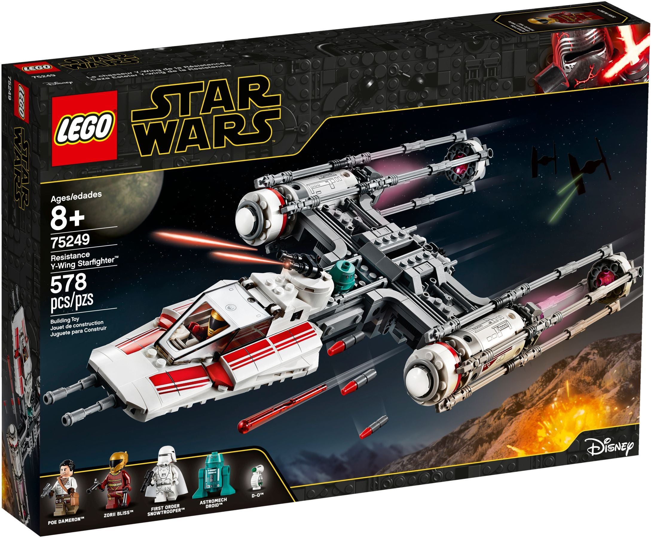 LEGO Star Wars Widerstands Y-Wing Starfighter 75249