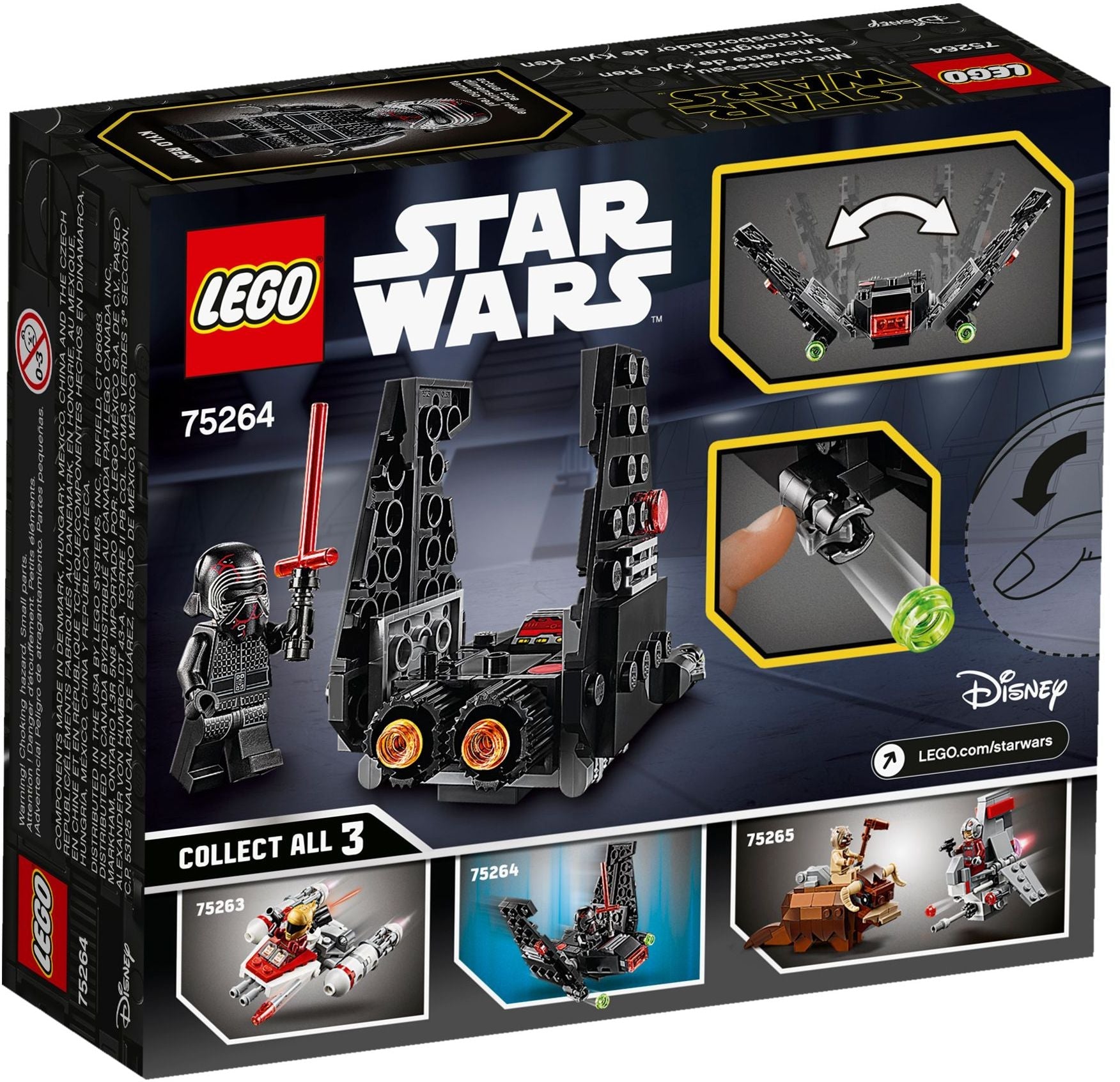 LEGO Star Wars Kylo Rens Shuttle Microfighter 75264