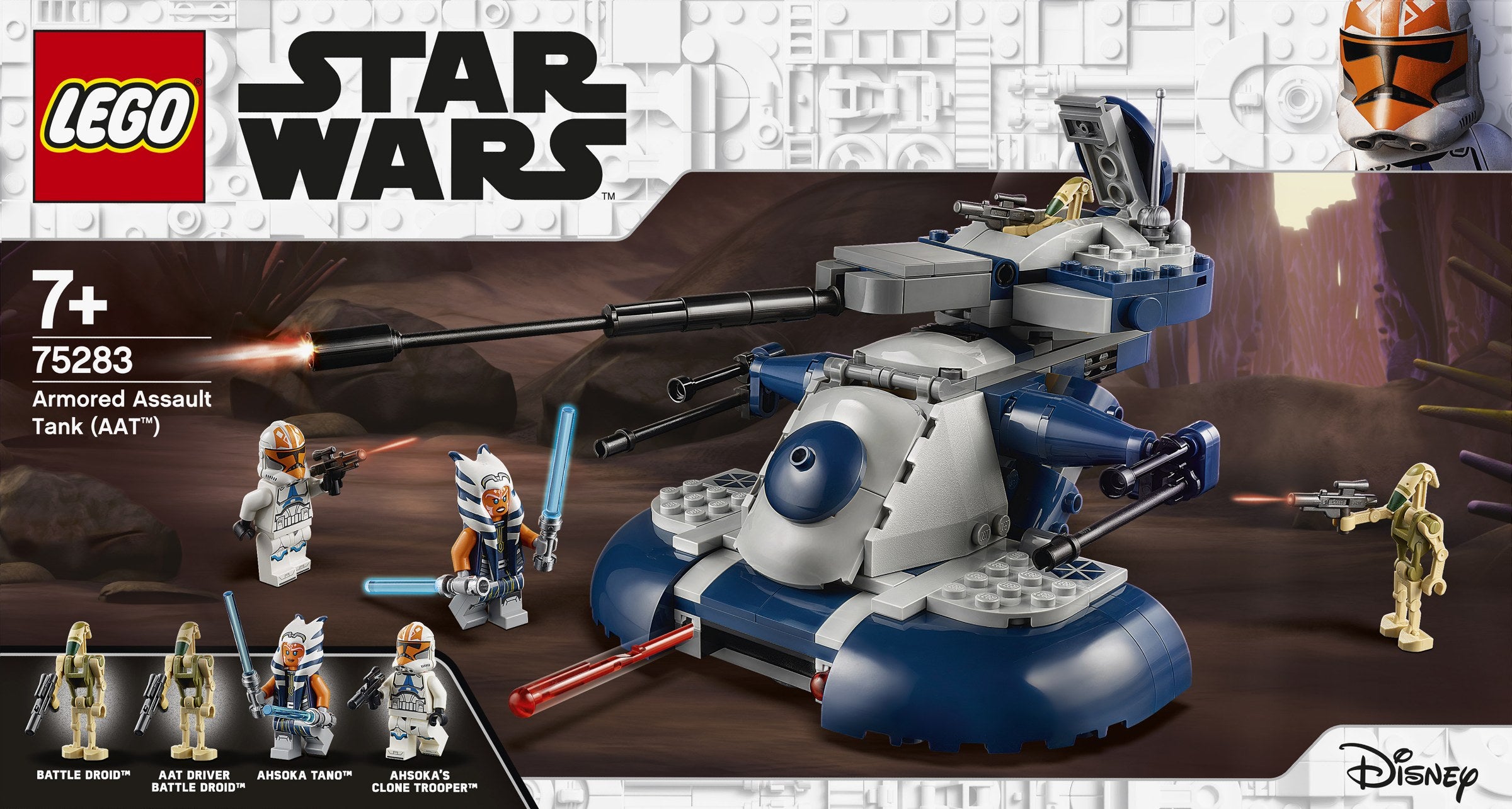 Le char d'assaut blindé LEGO Star Wars (AAT) 75283