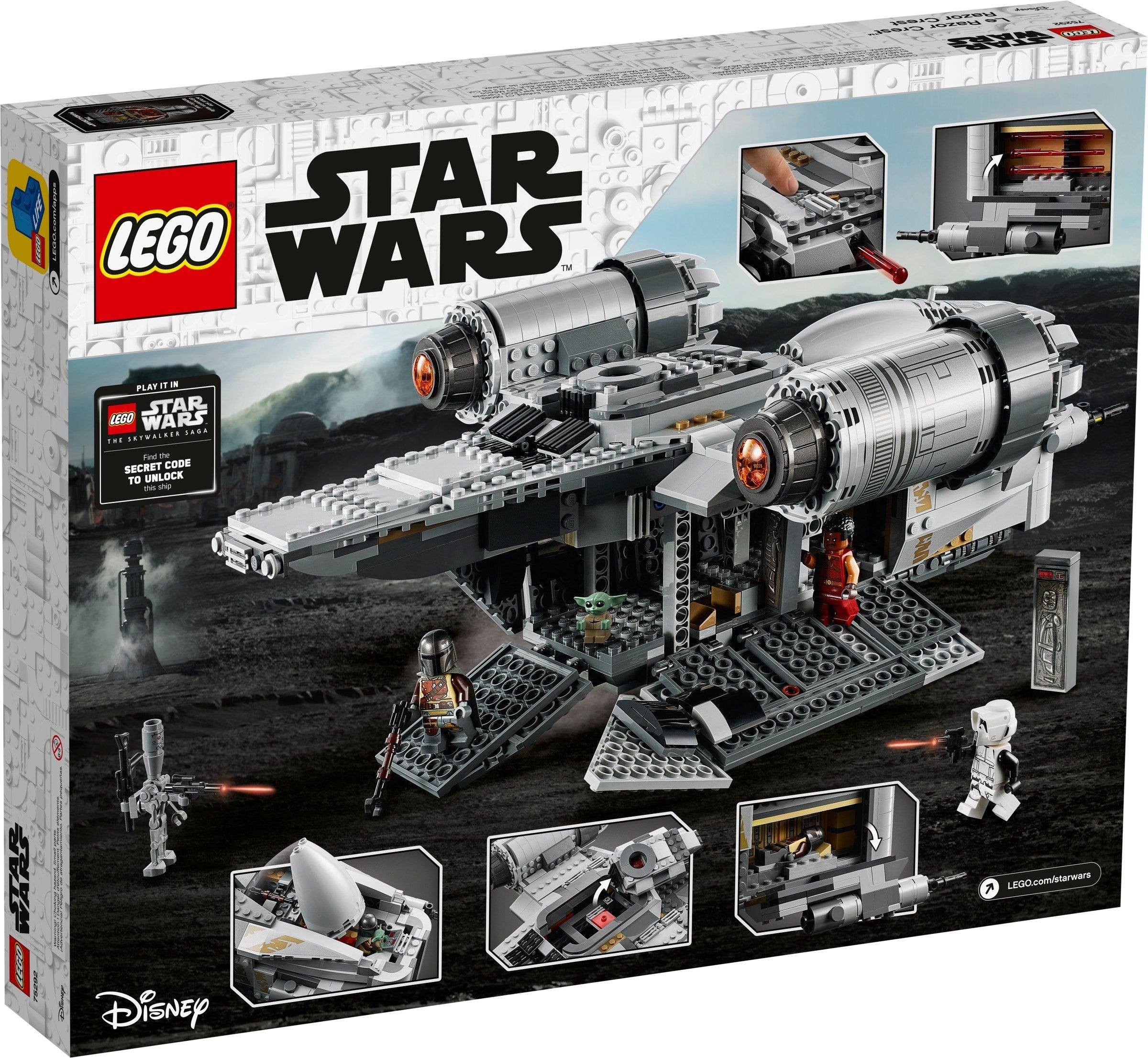 <transcy>LEGO Star Wars Le transporteur mandalorien du chasseur de primes 75292</transcy>